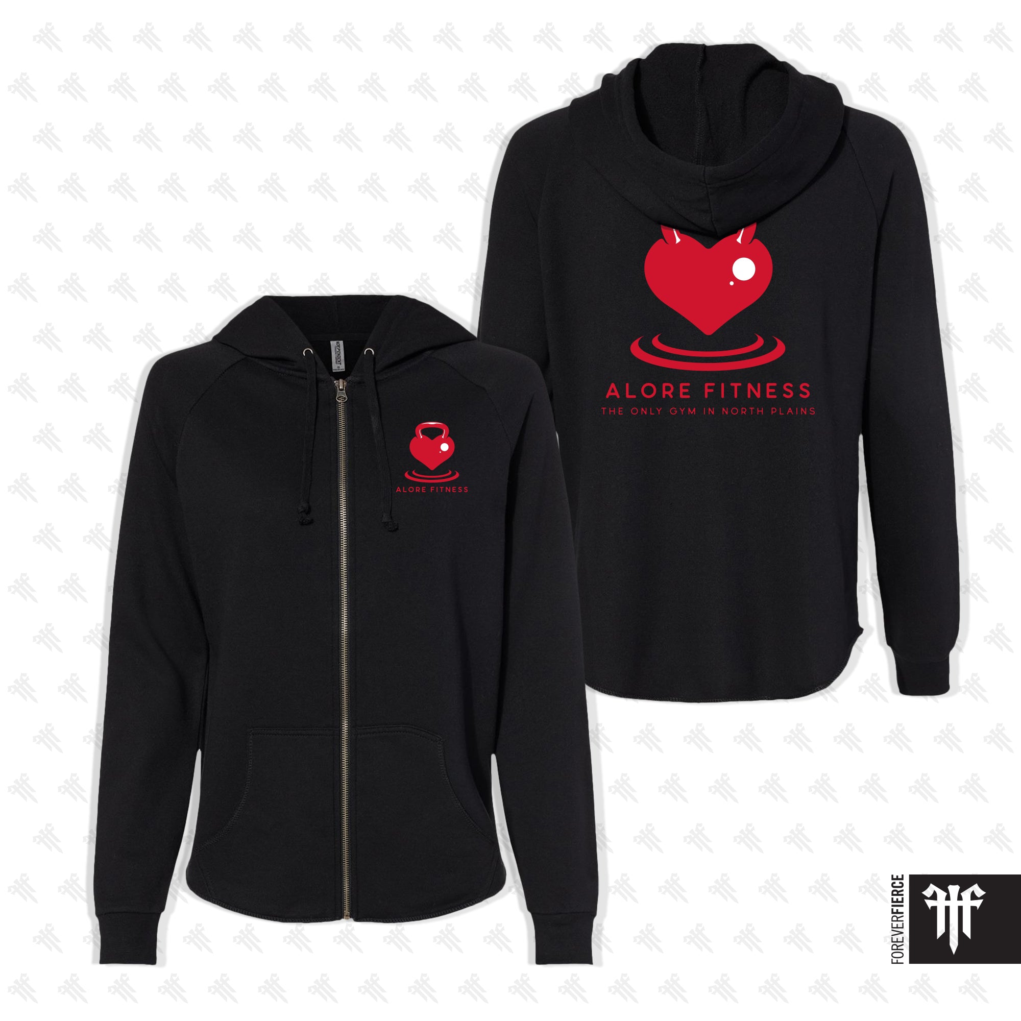 Alore Fitness March 2026 Womens Full-Zip Hoodie