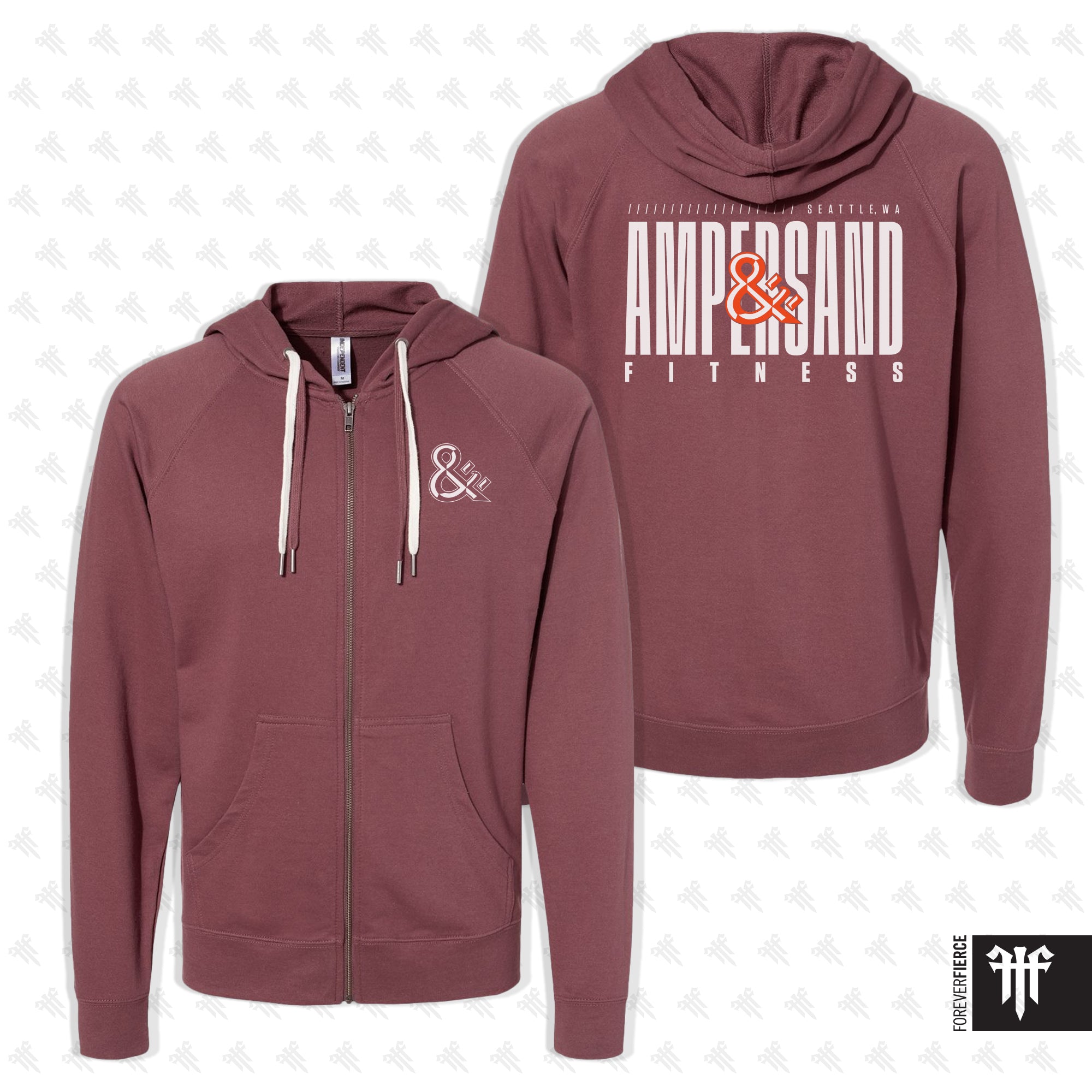 Ampersand Fitness August 2025 Full-Zip Hoodie