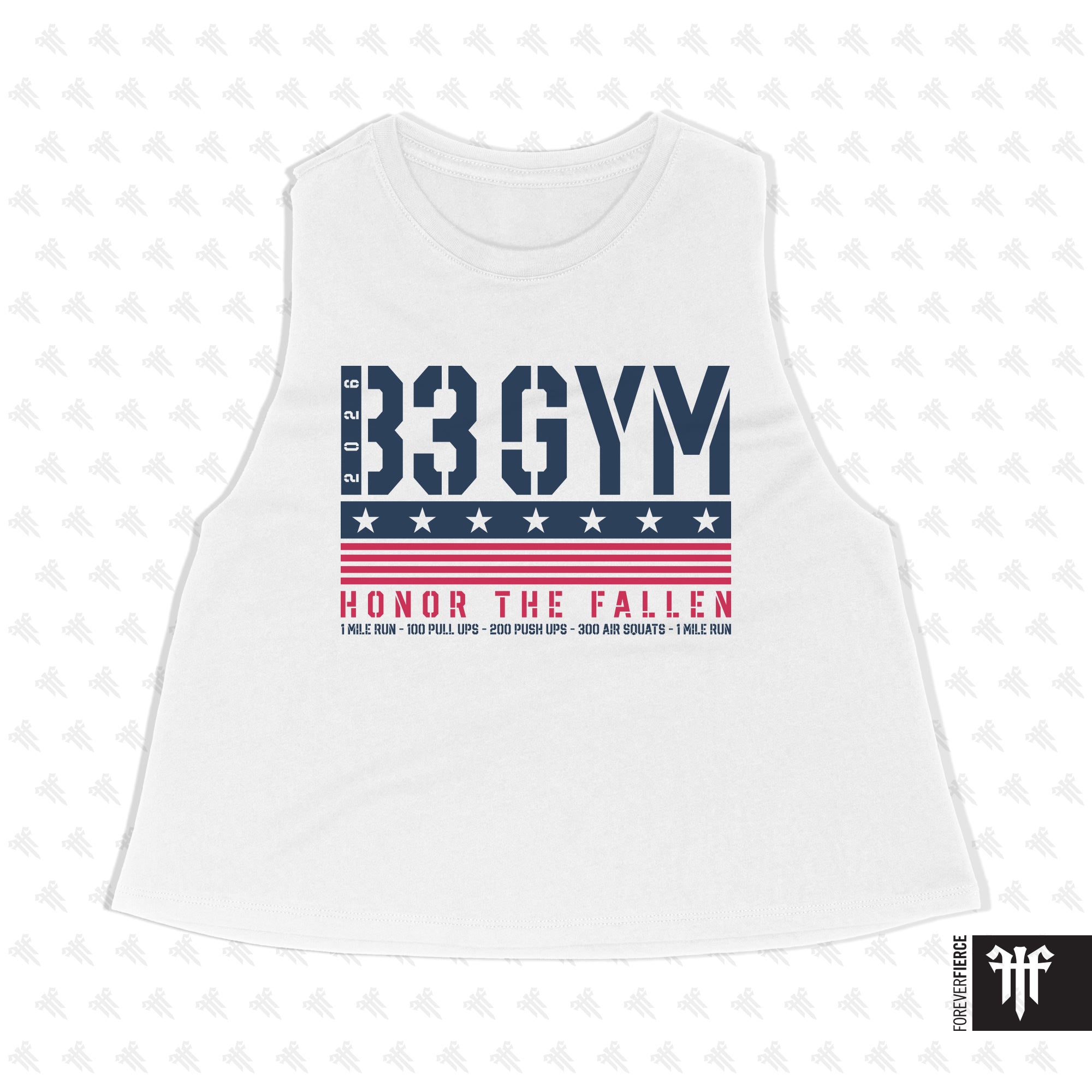 B3 Gym March 2026 Womens Crop Tank