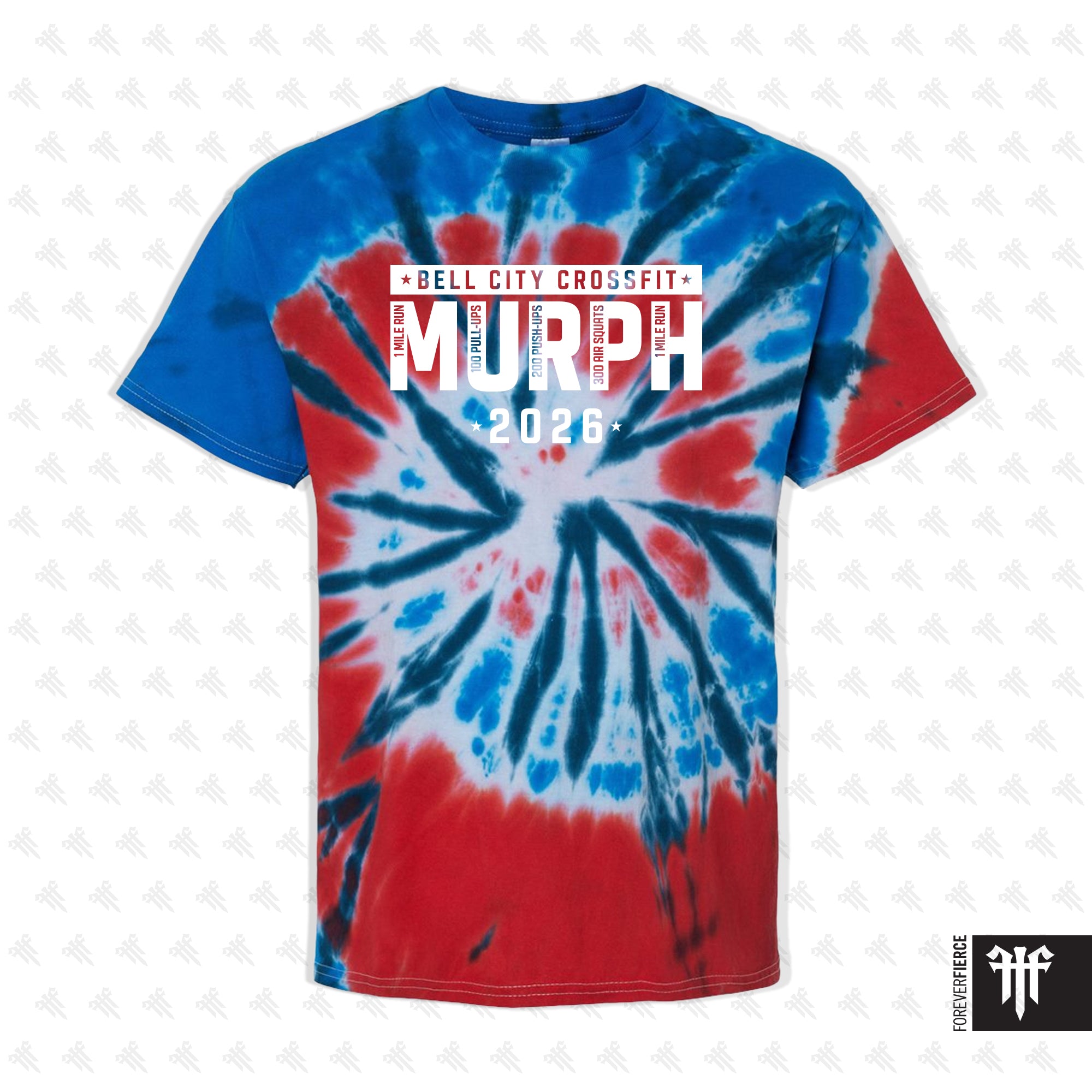 Bell City CrossFit April 2026 Adult Tie-Dyed Tee