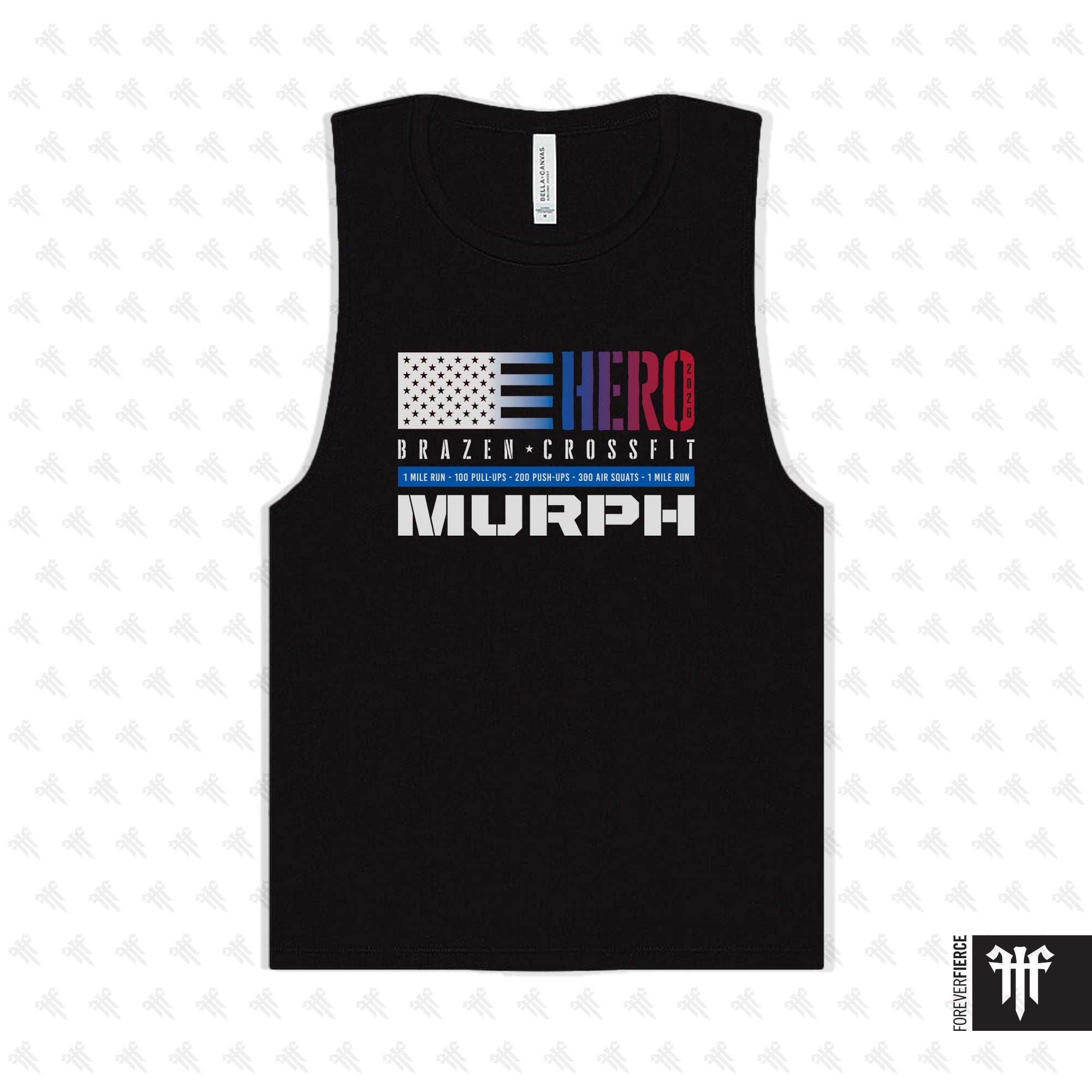 Brazen CrossFit April 2026 Black Womens Muscle Tank