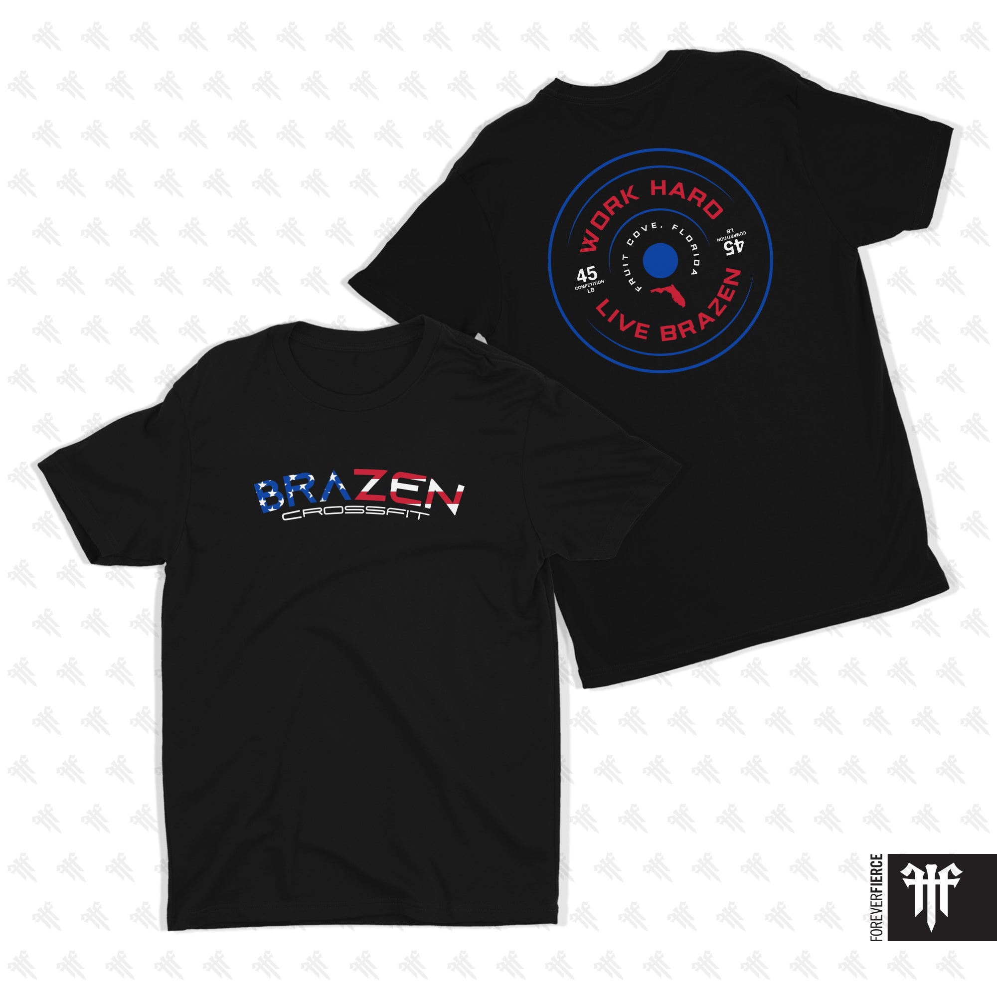 Brazen CrossFit February 2026 American Flag Tee