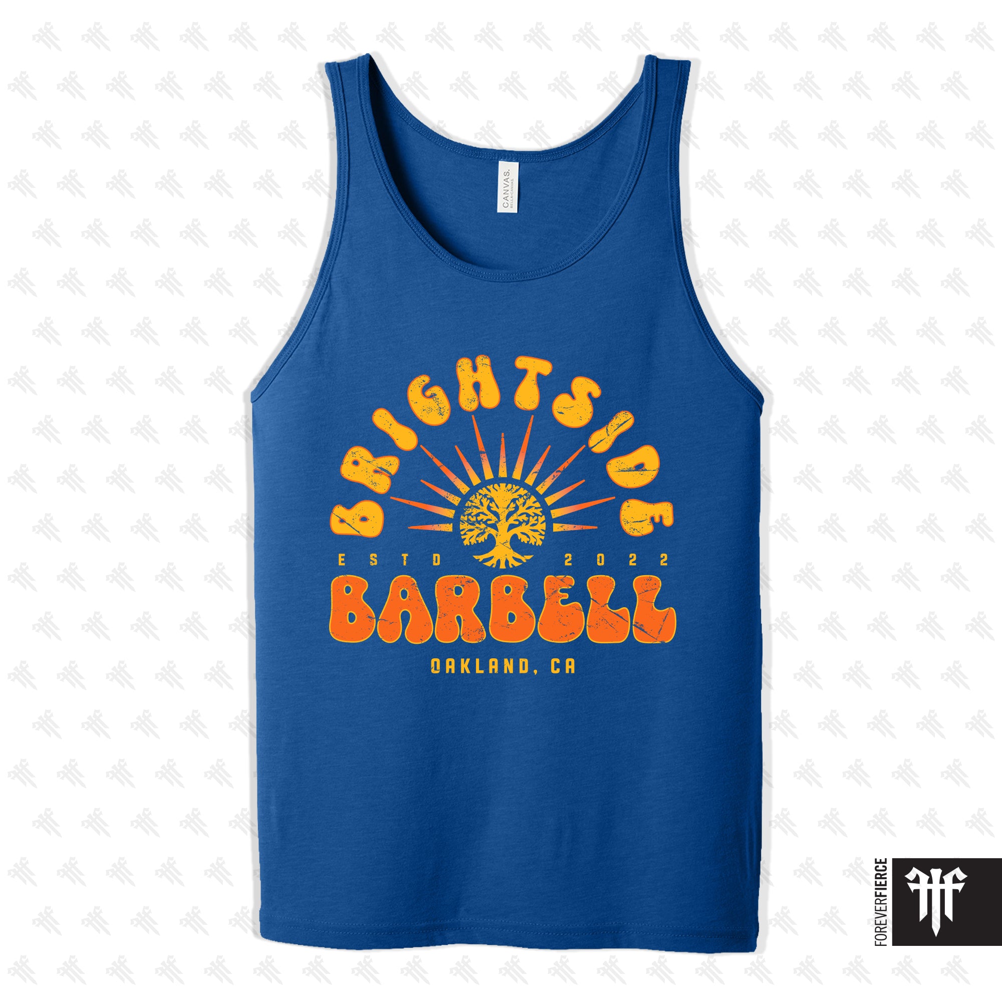 Brightside Barbell July 2026 Mens Tank - True Royal