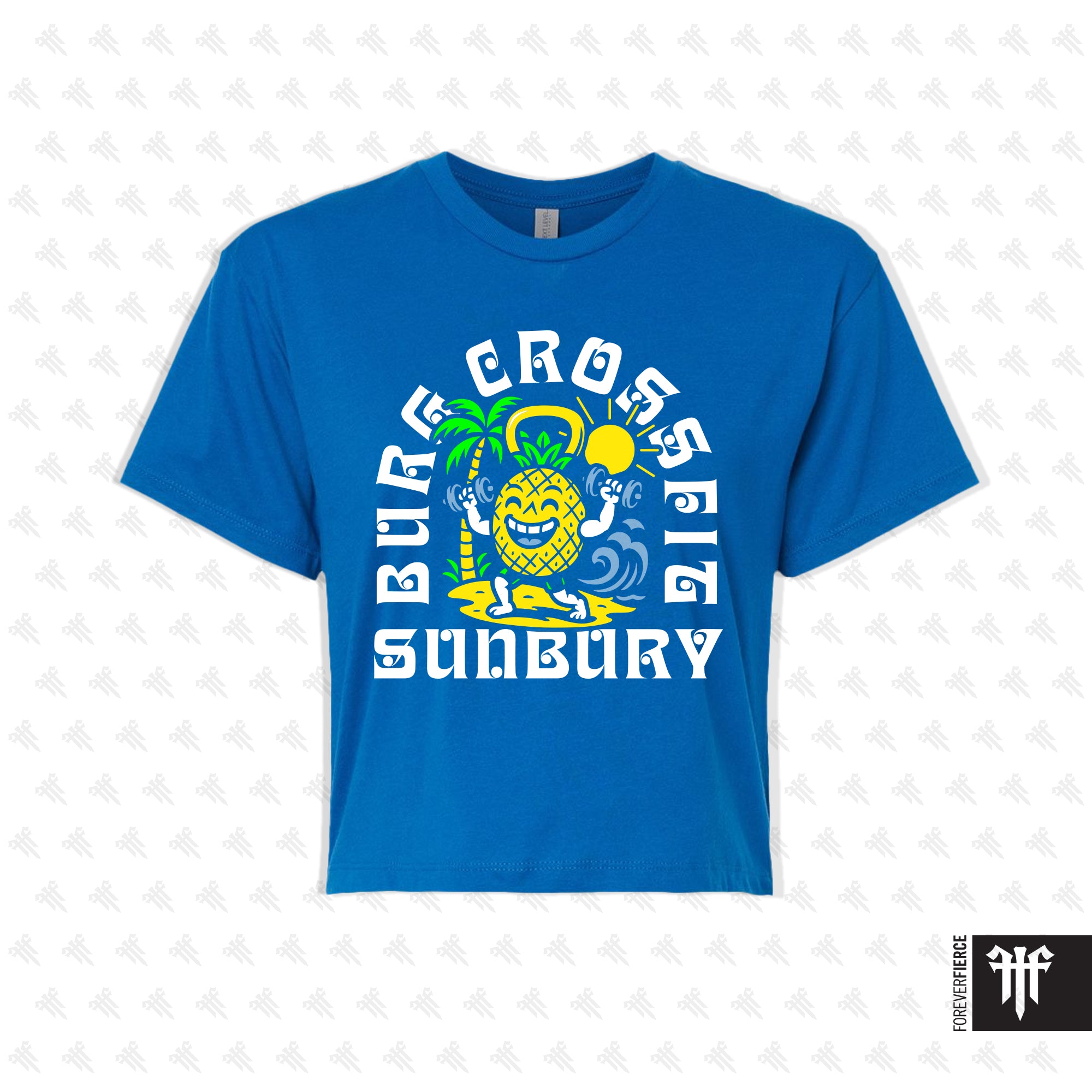 Burg Crossfit Sunbury June 2026 Womens Crop Tee
