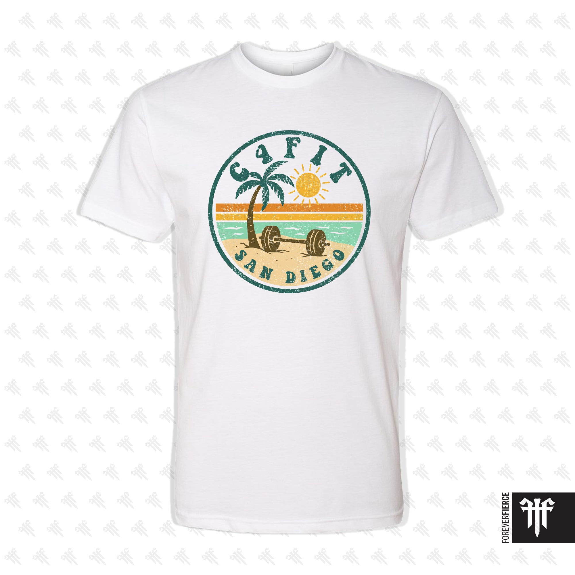 C4Fit June 2026 Beach Barbell Tee