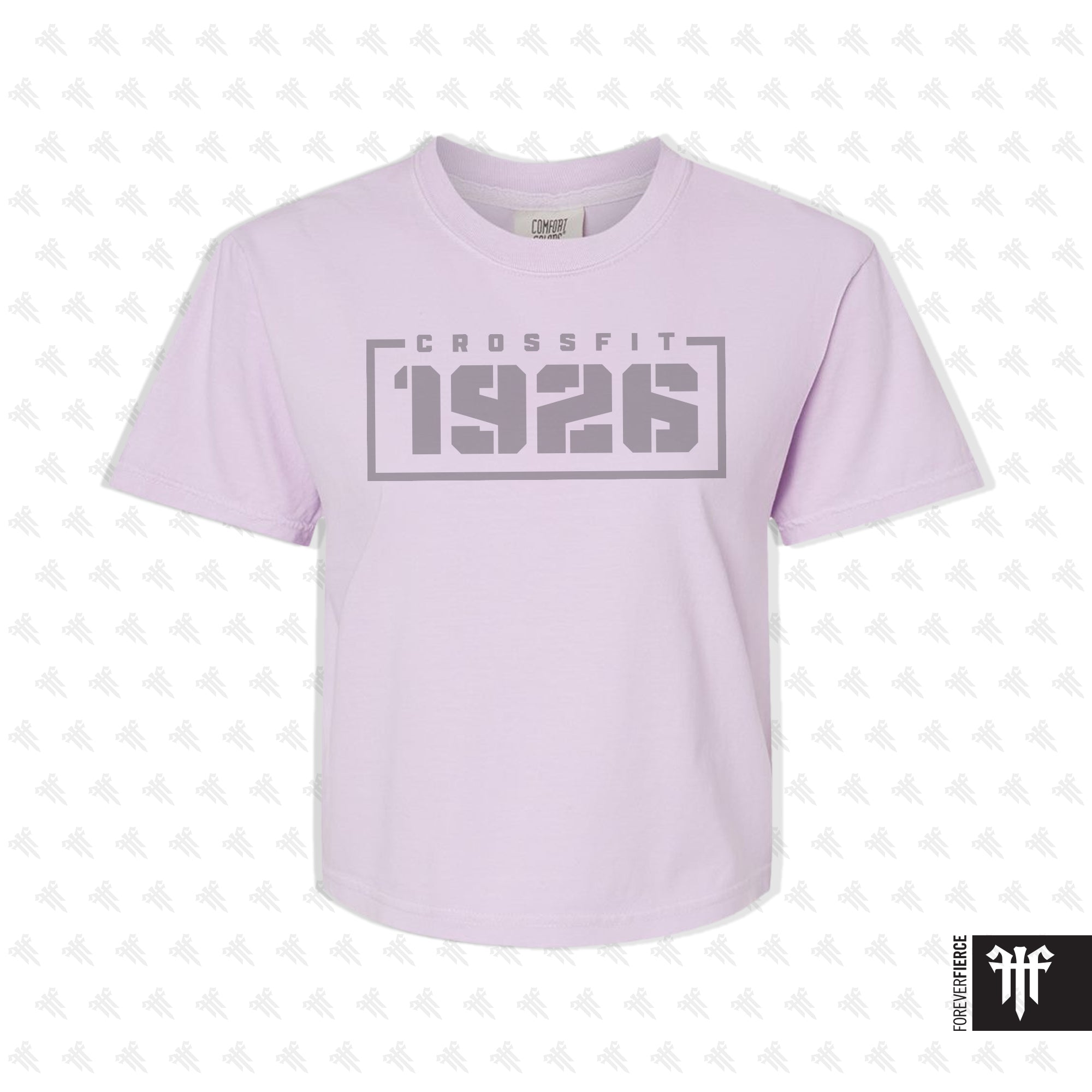 CrossFit 1926 June 2025 Comfort Colors Crop Tee