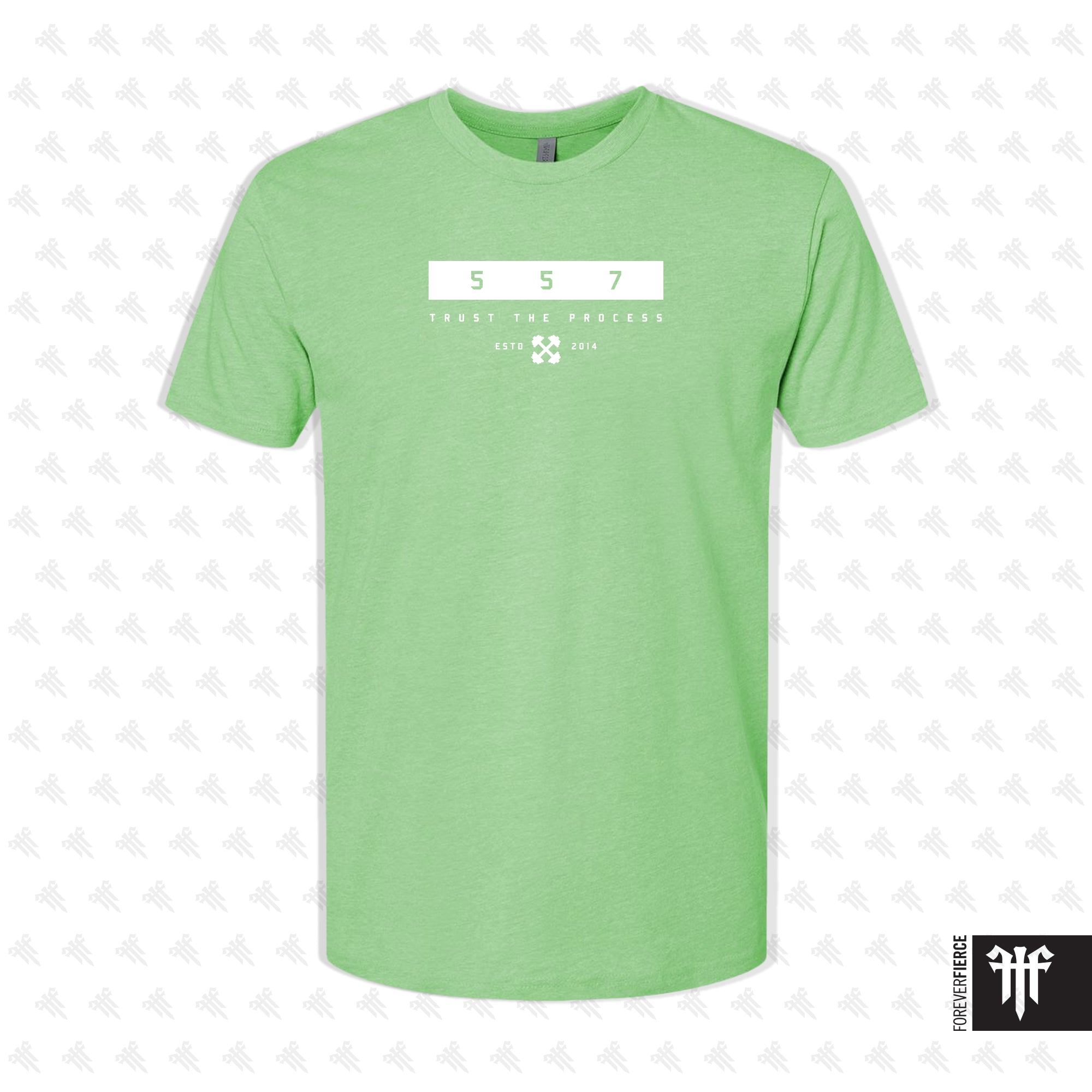 CrossFit 557 April 2026 White Ink Design Tee
