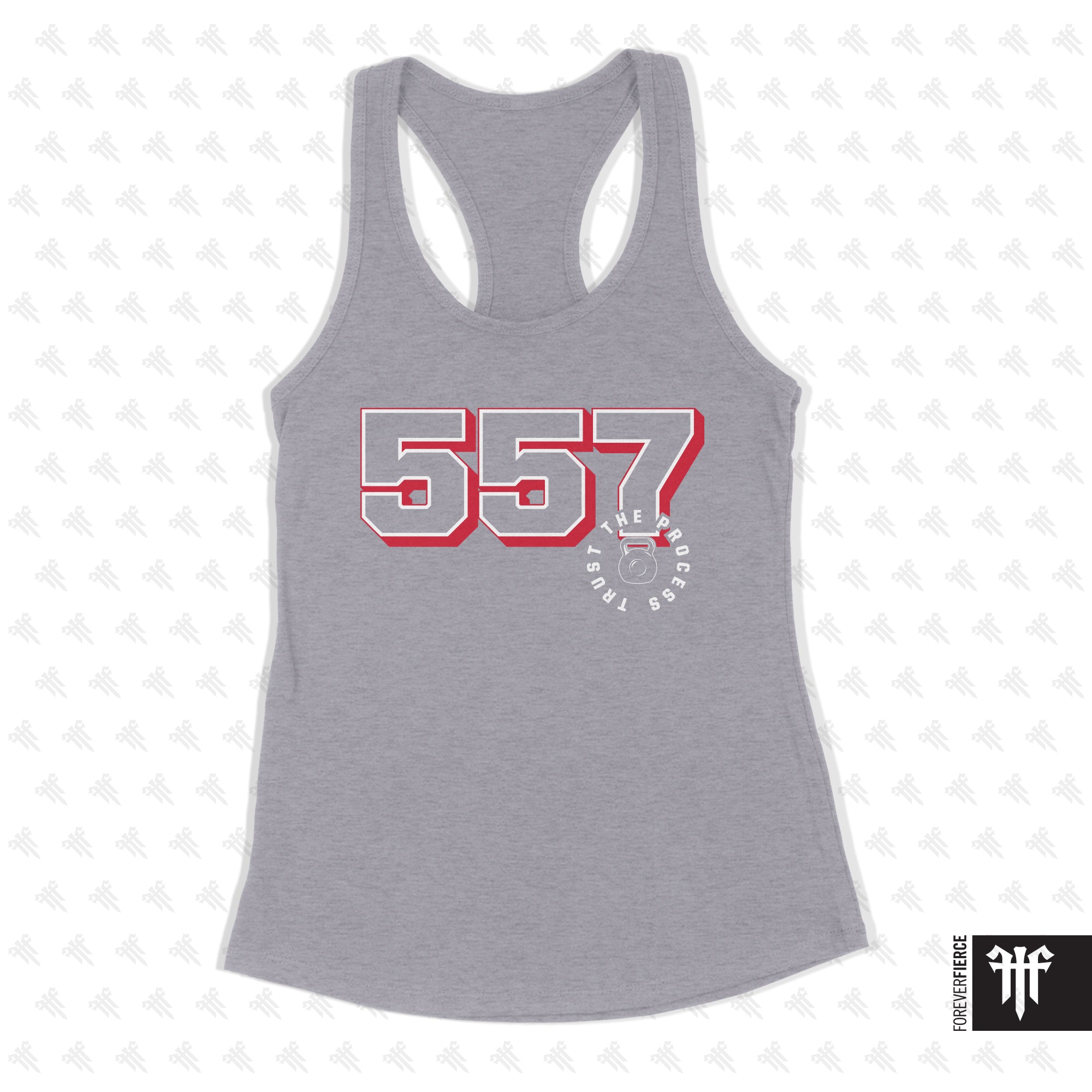 CrossFit 557 April 2026 Kettlebell Design Womens Racerback