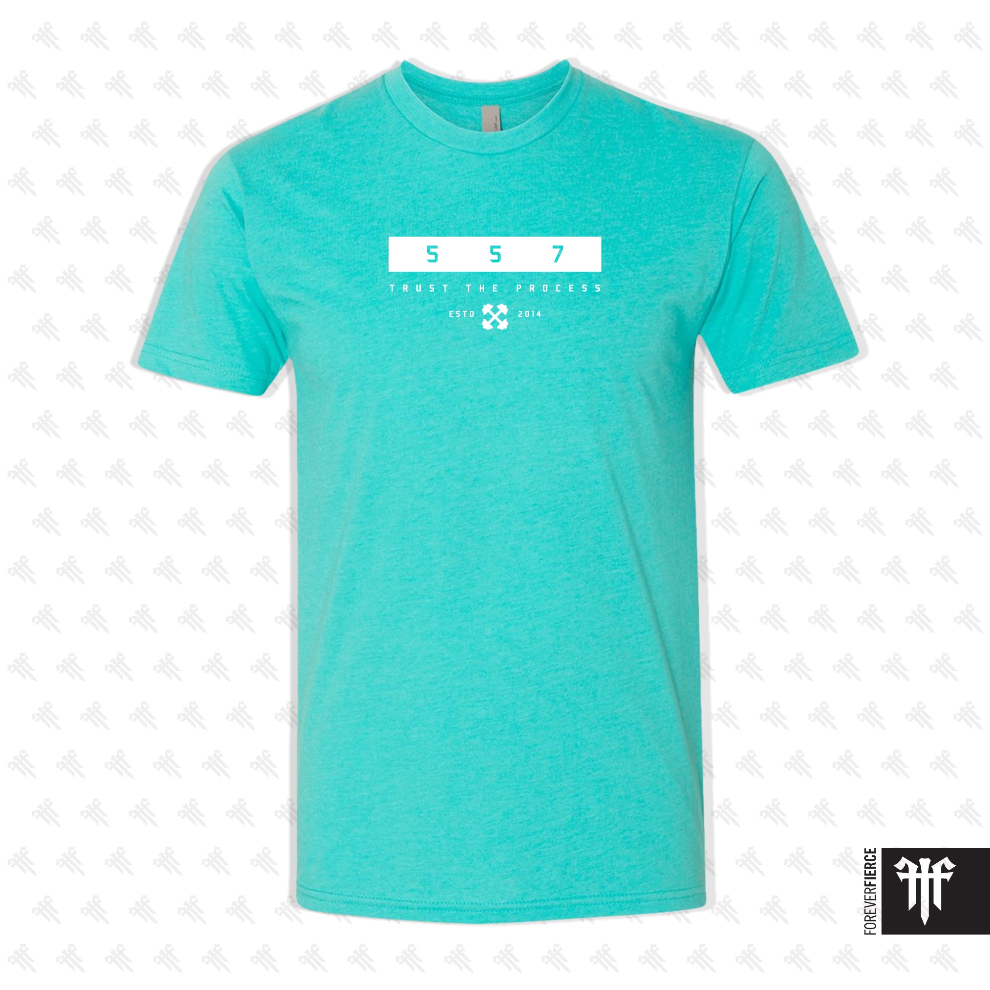 CrossFit 557 April 2026 White Ink Design Tee