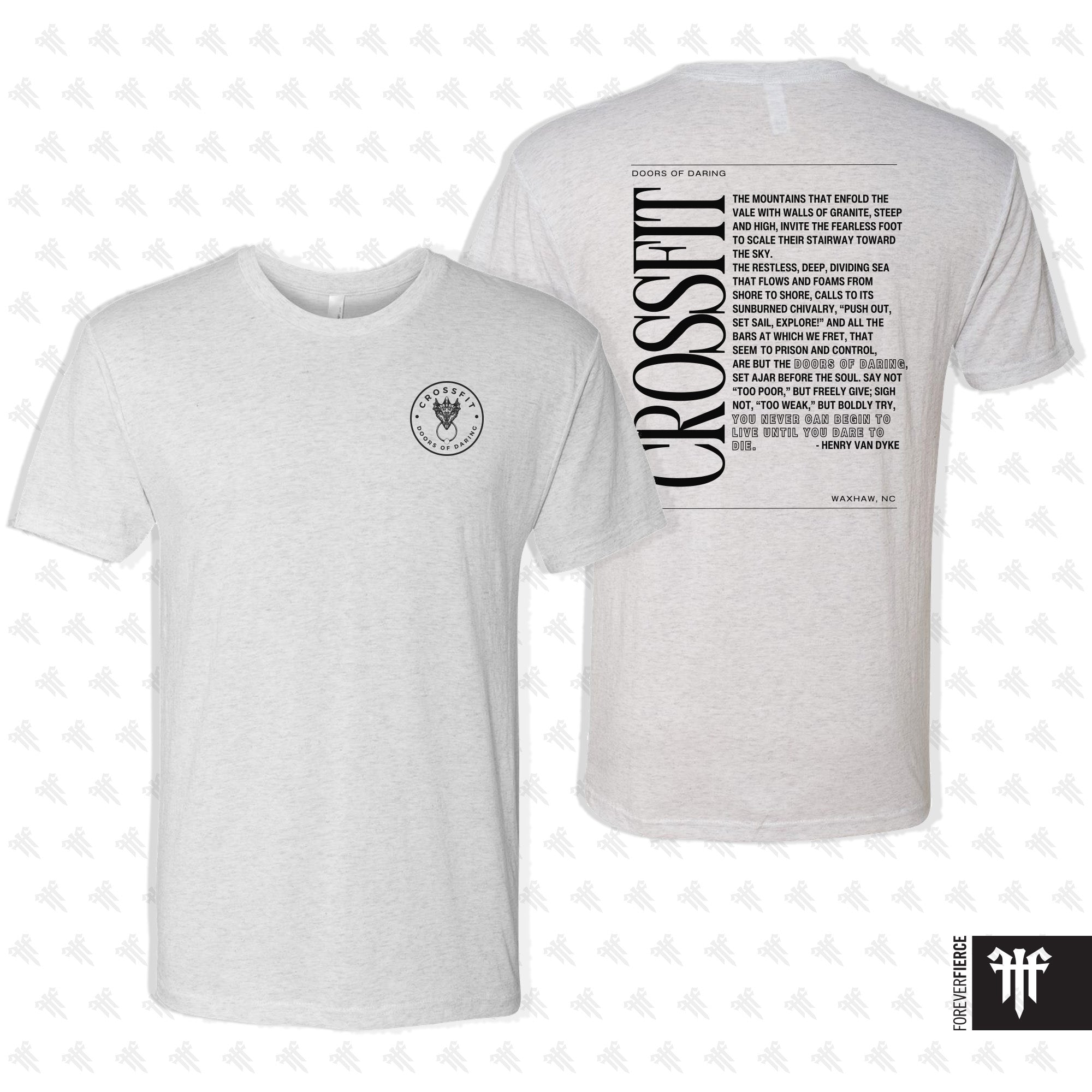 CrossFit DoD May 2025 No Pocket & Athletic Fit Black Ink Tee