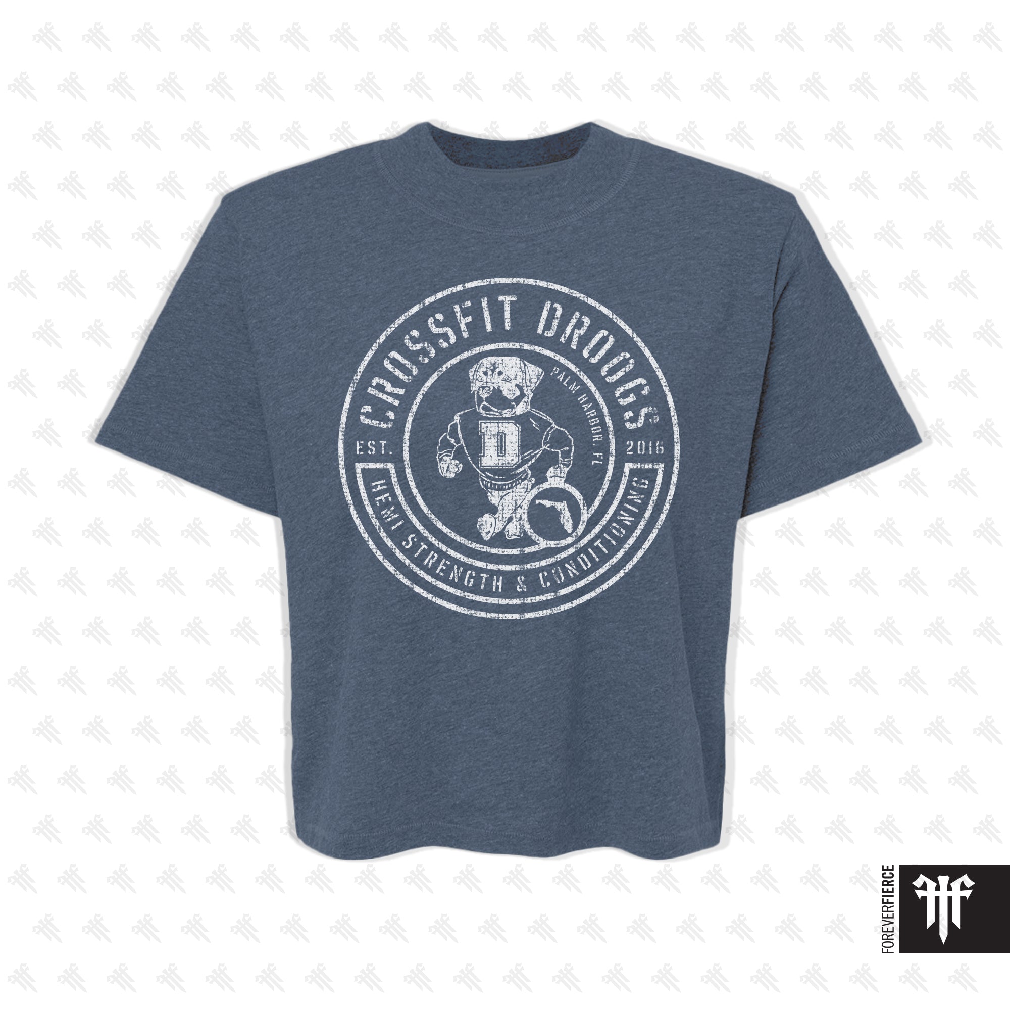 CrossFit Droogs October 2025 Womens Crop Tee