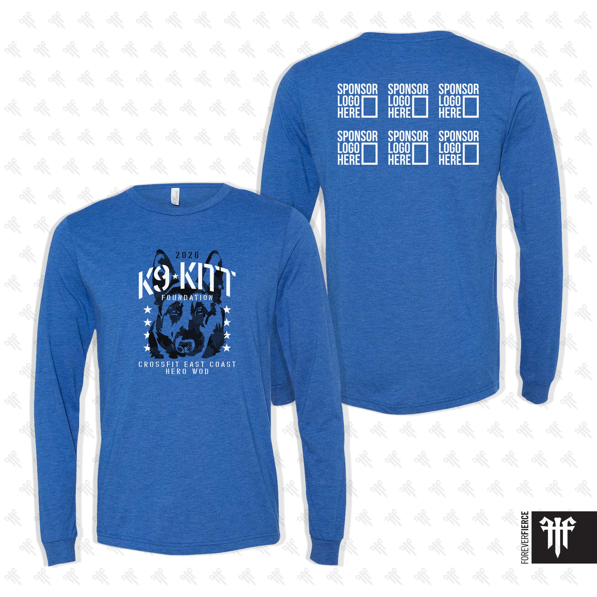 CrossFit East Coast Longsleeve True Royal