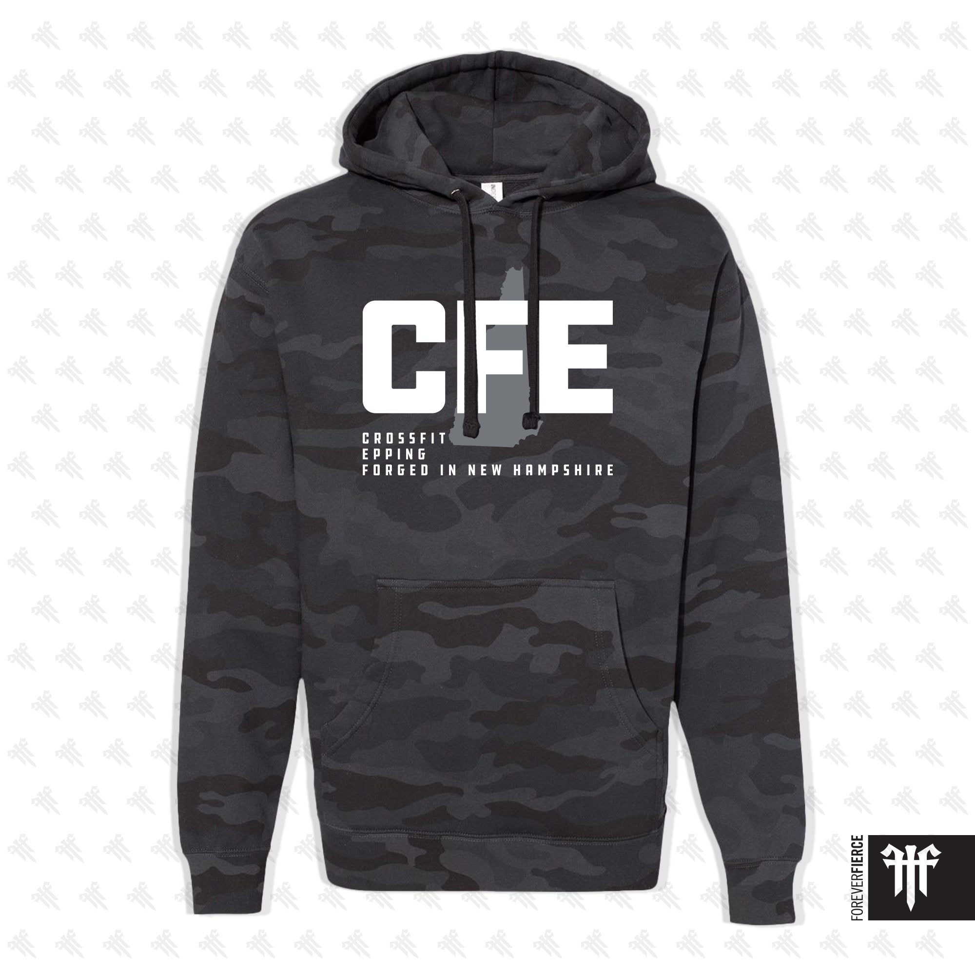 CrossFit Epping February 2026 Camo Pullover Hoodie