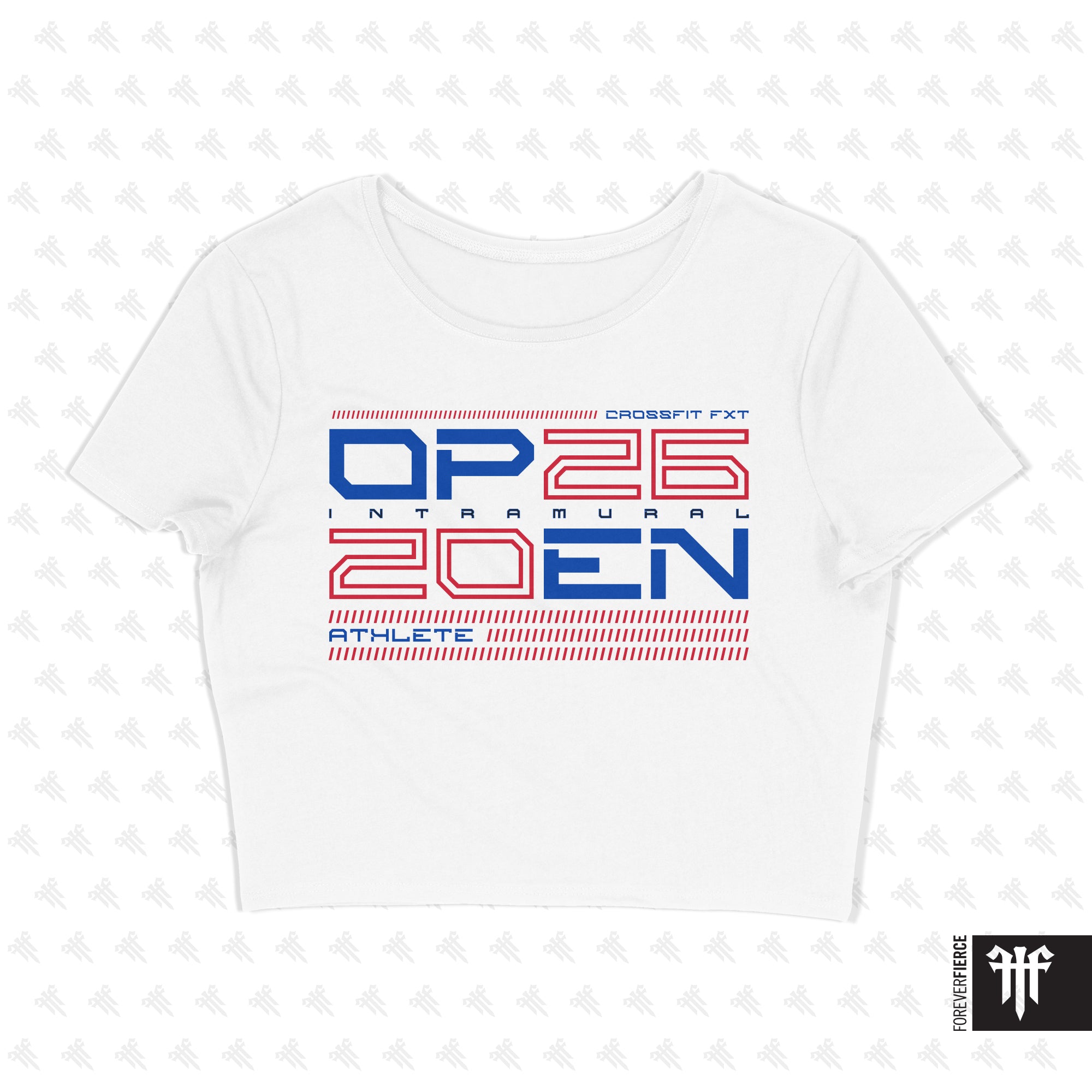 CrossFit FXT January 2026 Womens Crop Tee