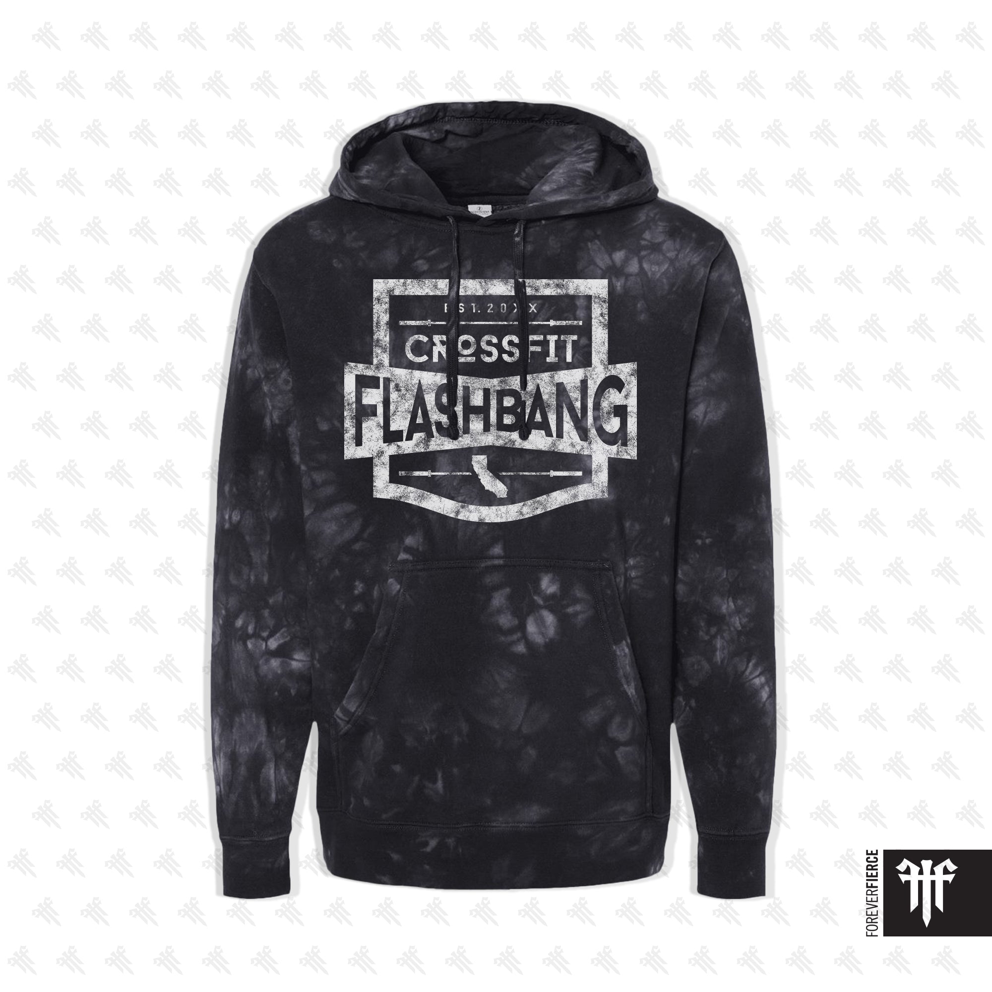 CrossFit Flashbang November 2025 Tied-Dyed Hoodie