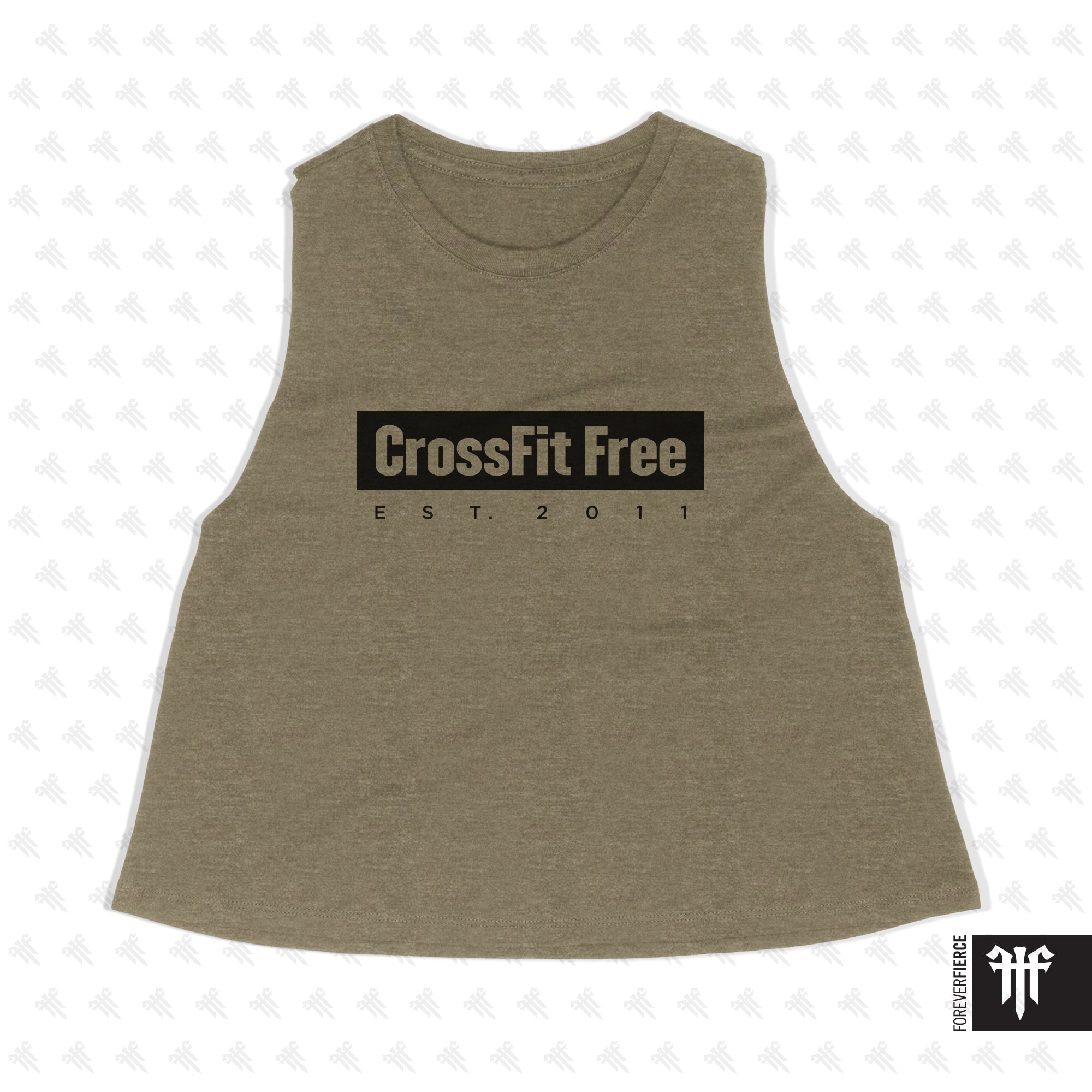 CrossFit Free April 2026 Womens Crop Tank