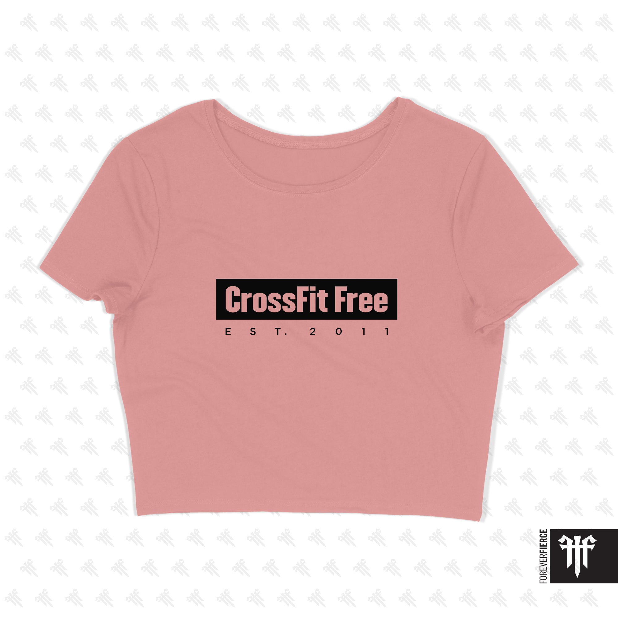 CrossFit Free April 2026 Womens Crop Tee