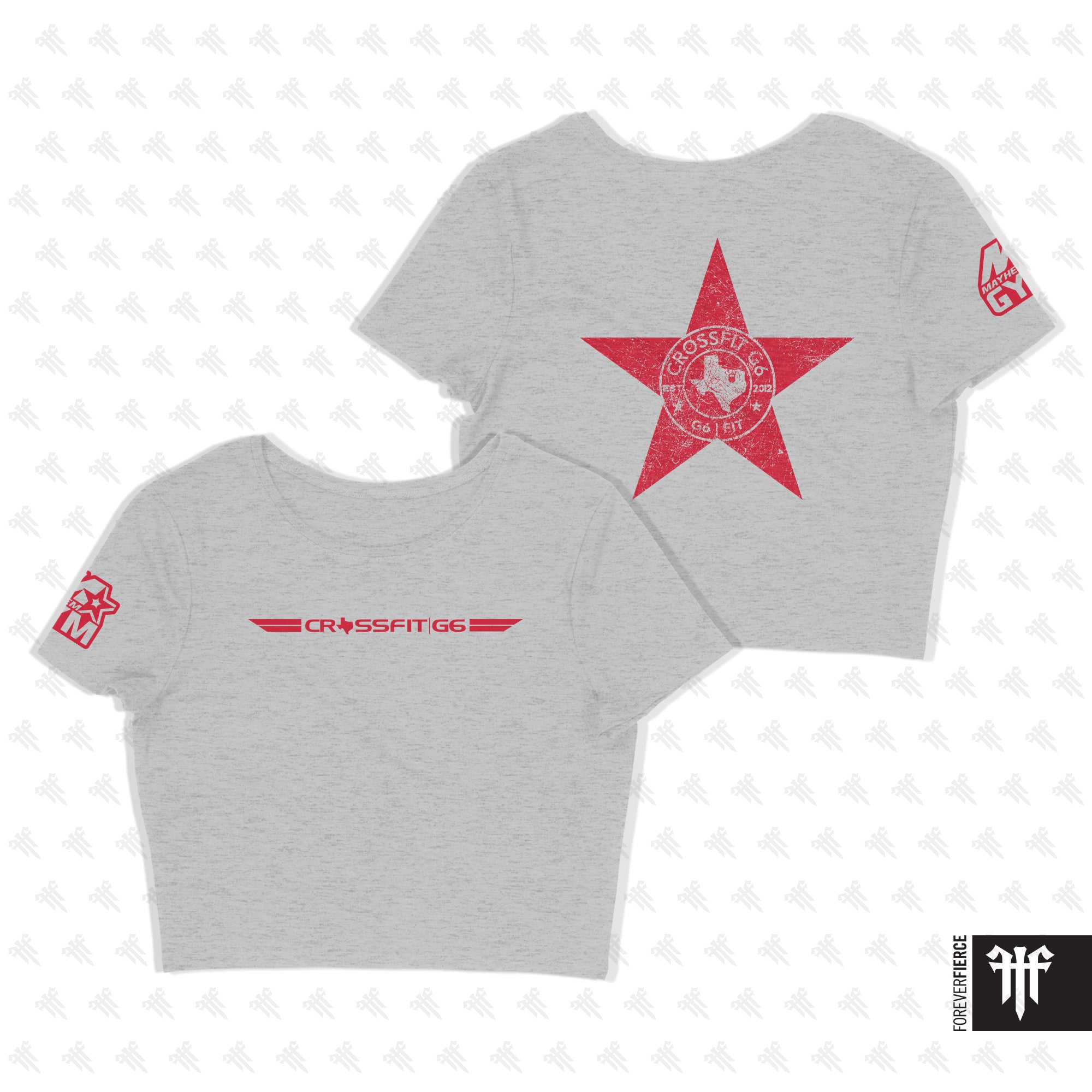 CrossFit G6 April 2026 Womens Crop Tee