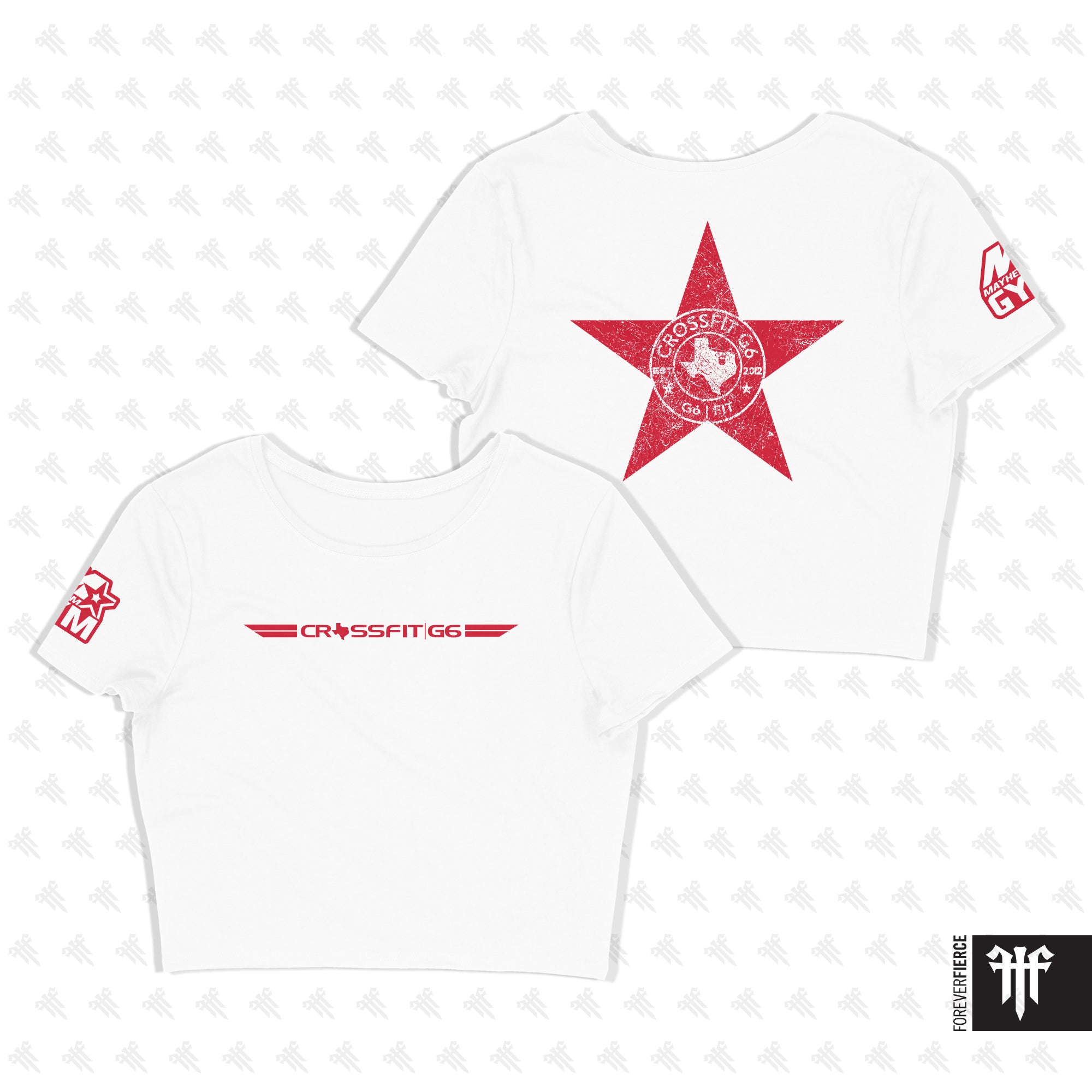 CrossFit G6 April 2026 Womens Crop Tee