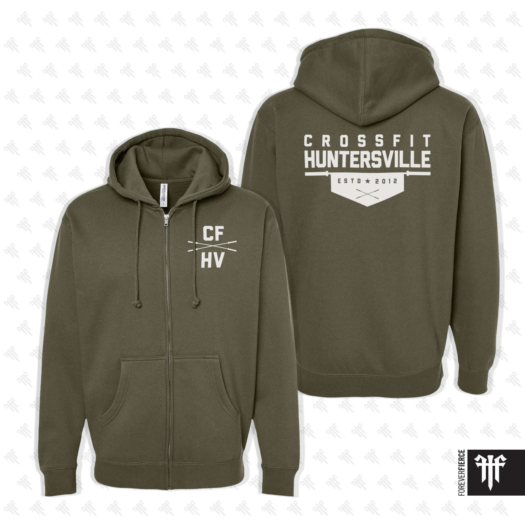 CrossFit Huntersville November 2025 Full-Zip Hoodie
