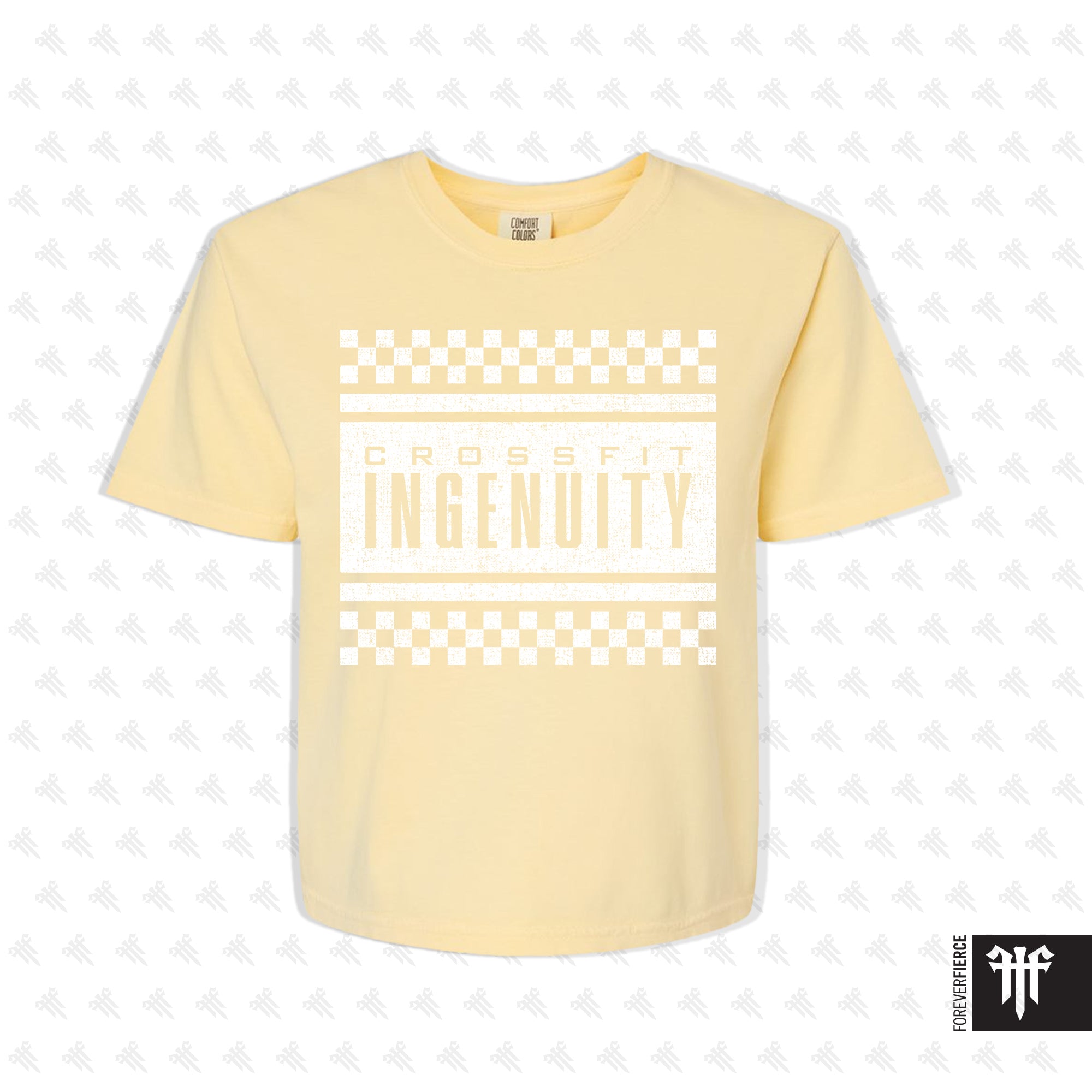 CrossFit Ingenuity June 2025 Comfort Colors Crop Tee