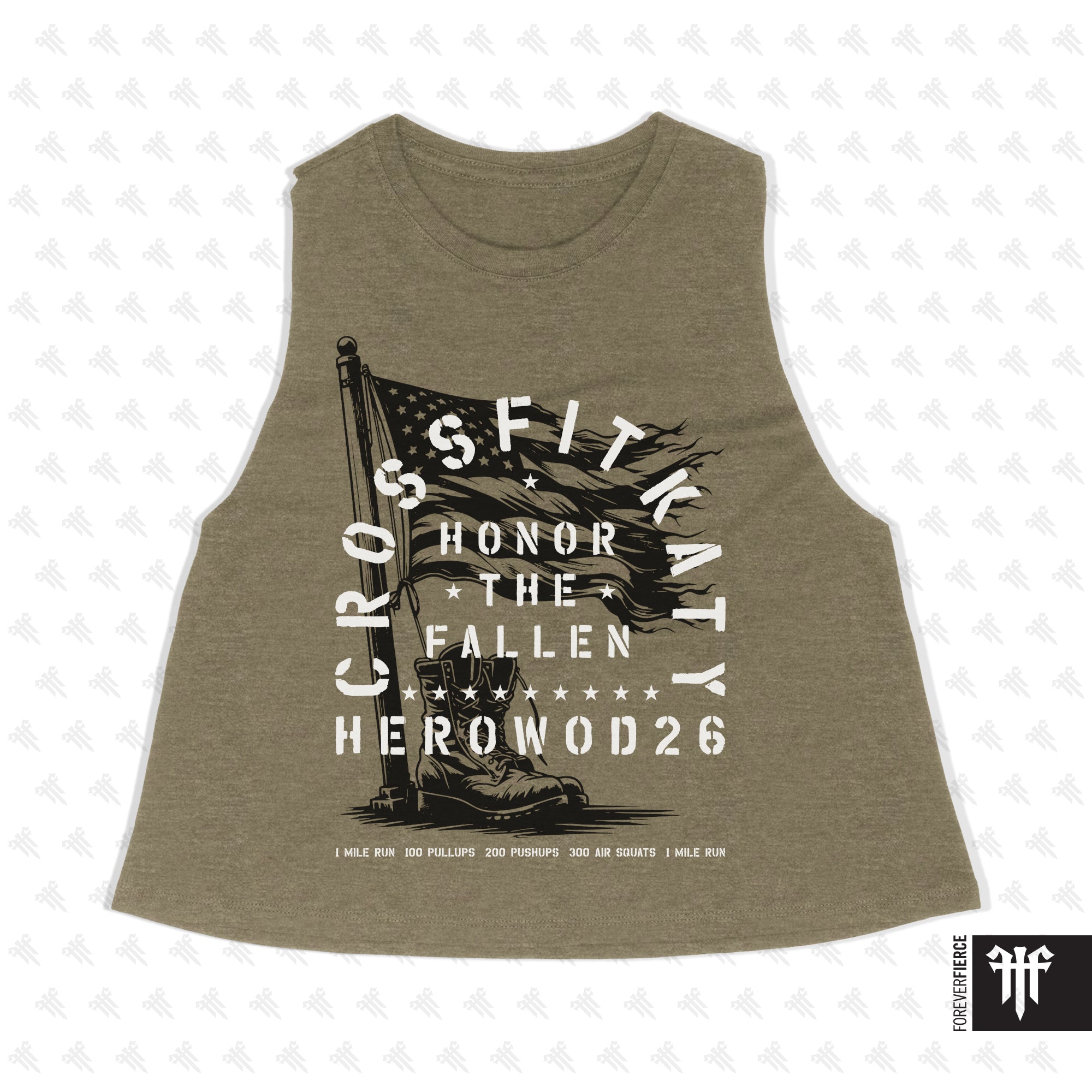 CrossFit Katy April 2026 Womens Crop Tank