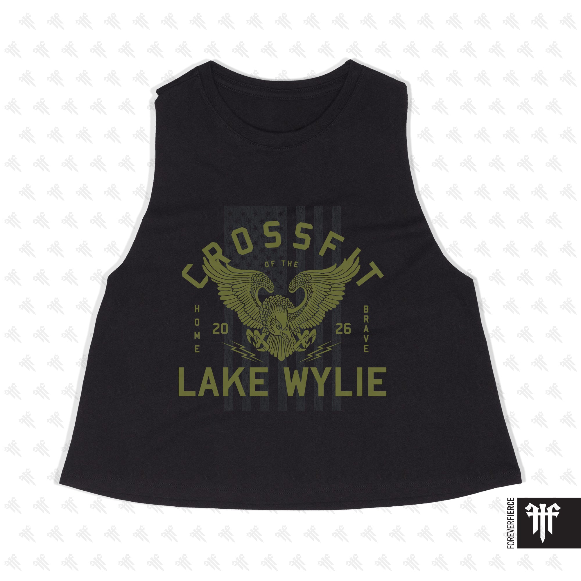 CrossFit Lake Wylie April 2026 Womens Crop Tank