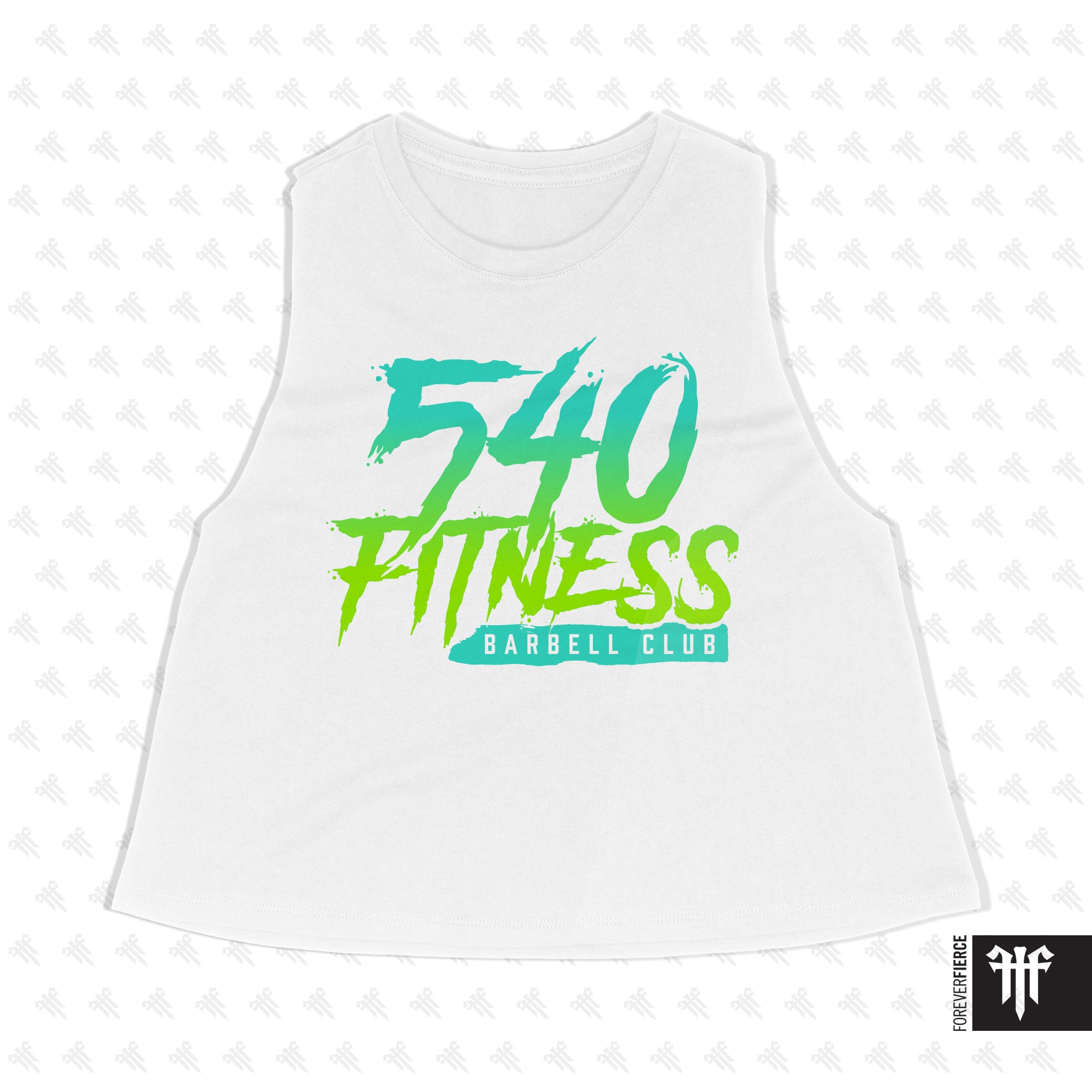 540 Barbell Club July 2025 Womens Crop Tank