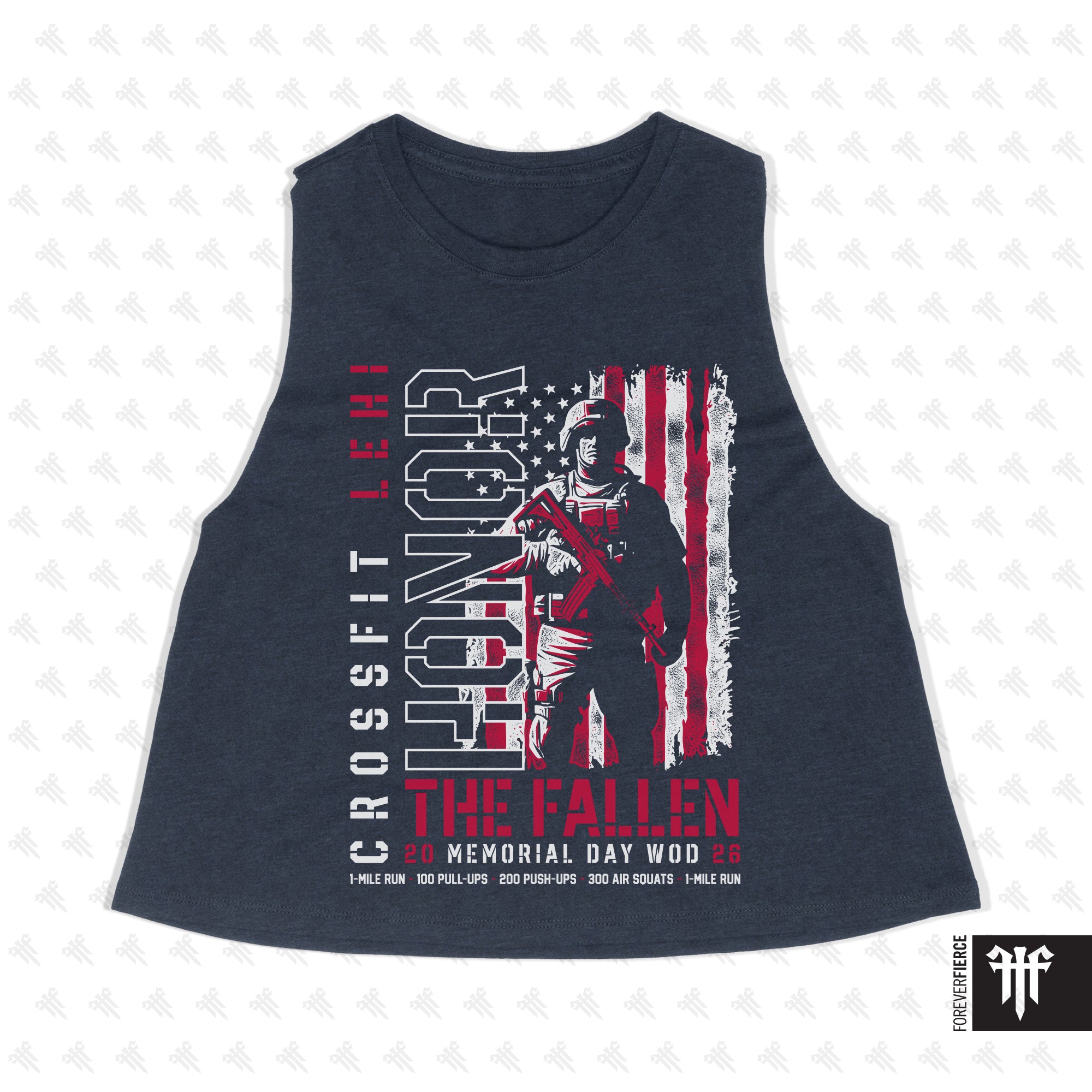 CrossFit Lehi April 2026 Womens Crop Tank