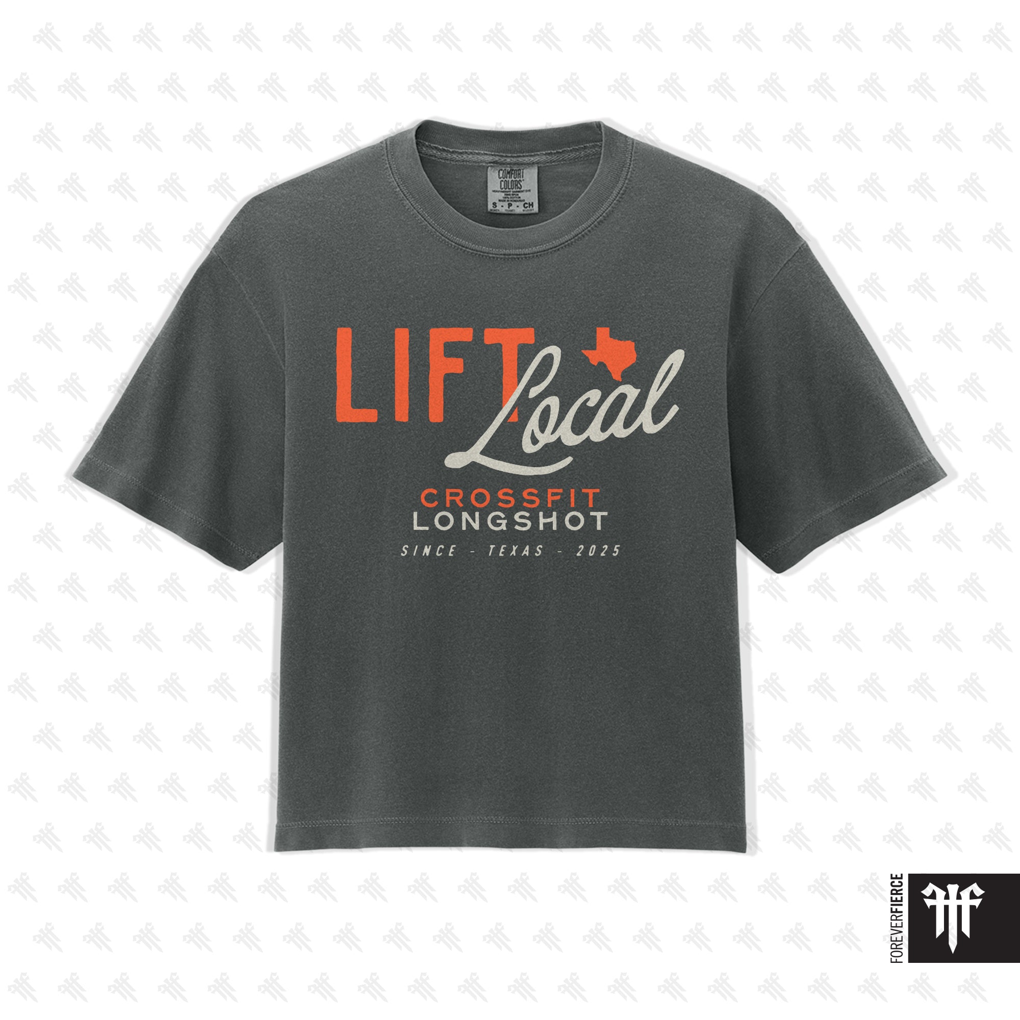 CrossFit Longshot August 2026 Womens Boxy Tee - Pepper
