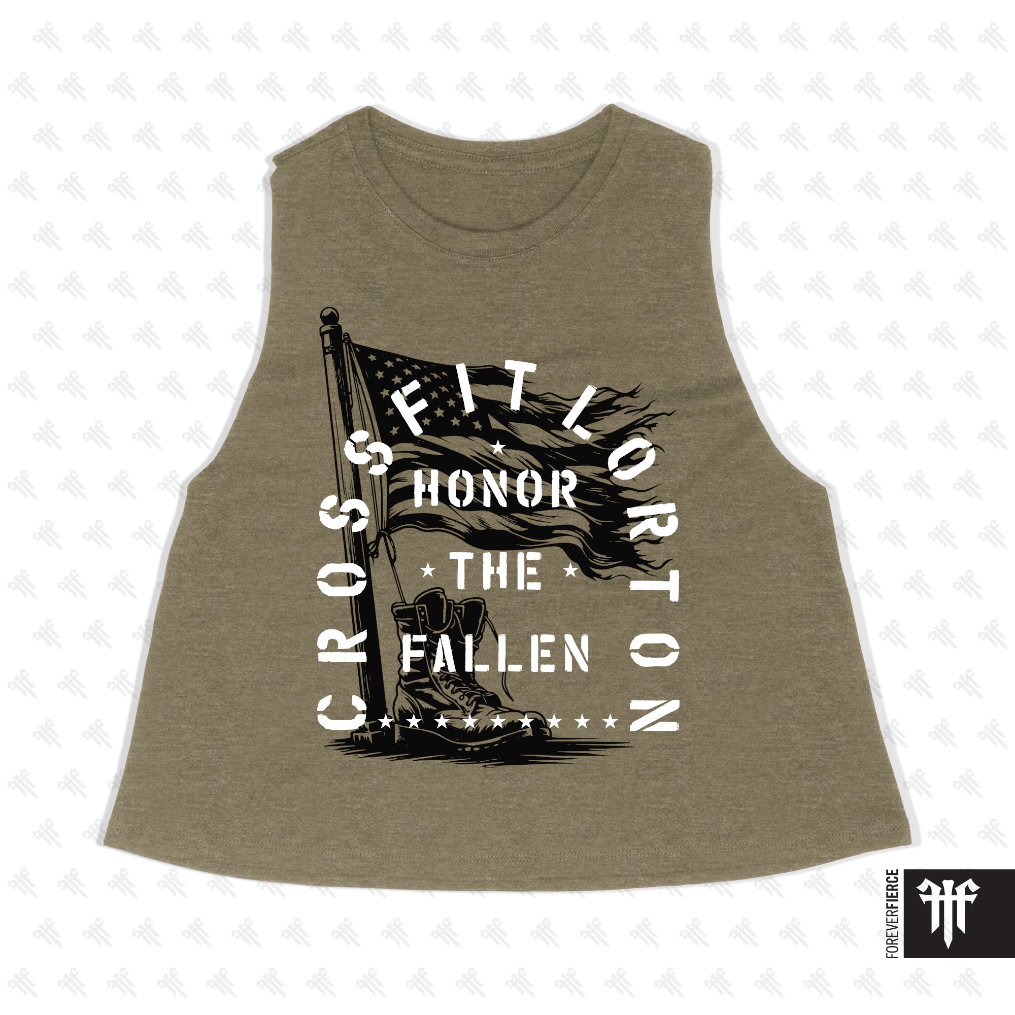 CrossFit Lorton April 2026 Womens Crop Tank