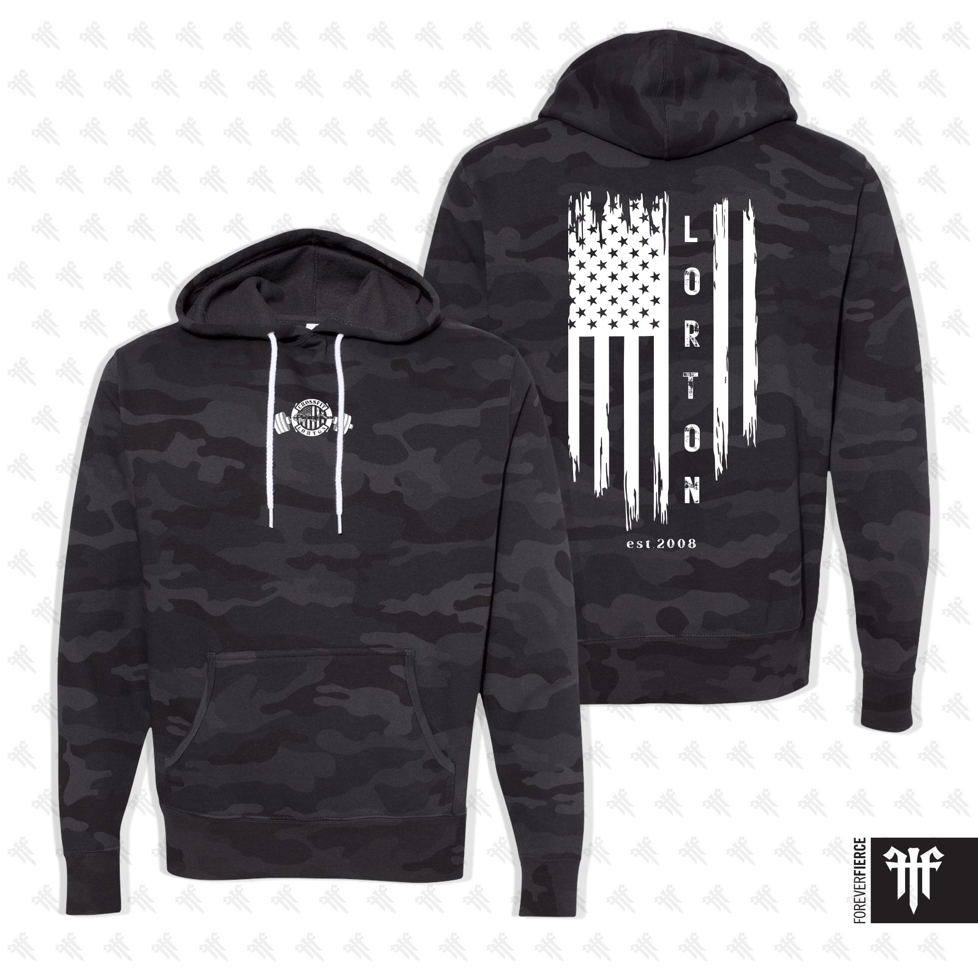 CrossFit Lorton November 2025 Black Camo Pullover