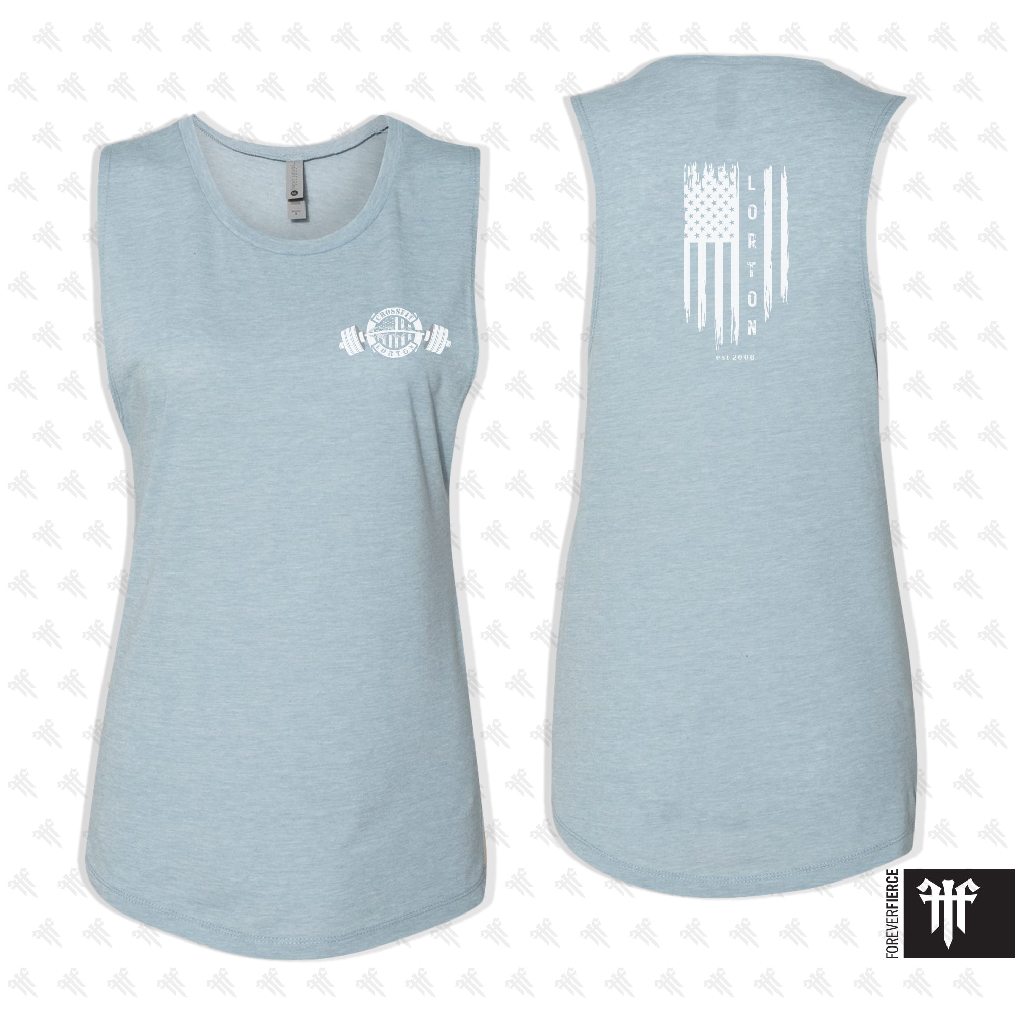 CrossFit Lorton November 2025 Womens Muscle Tank - Small Back Design