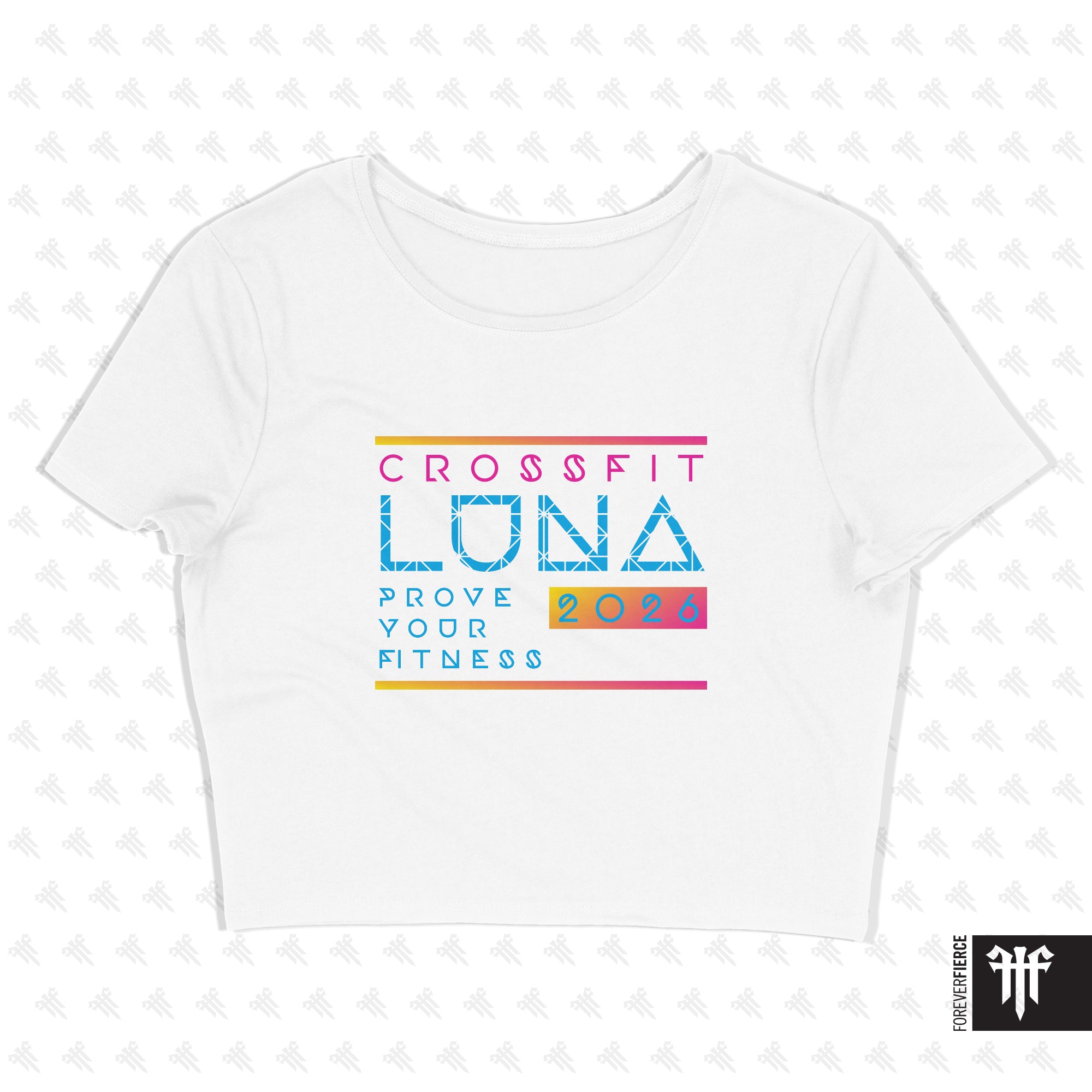 CrossFit Luna January 2026 Crop Tee