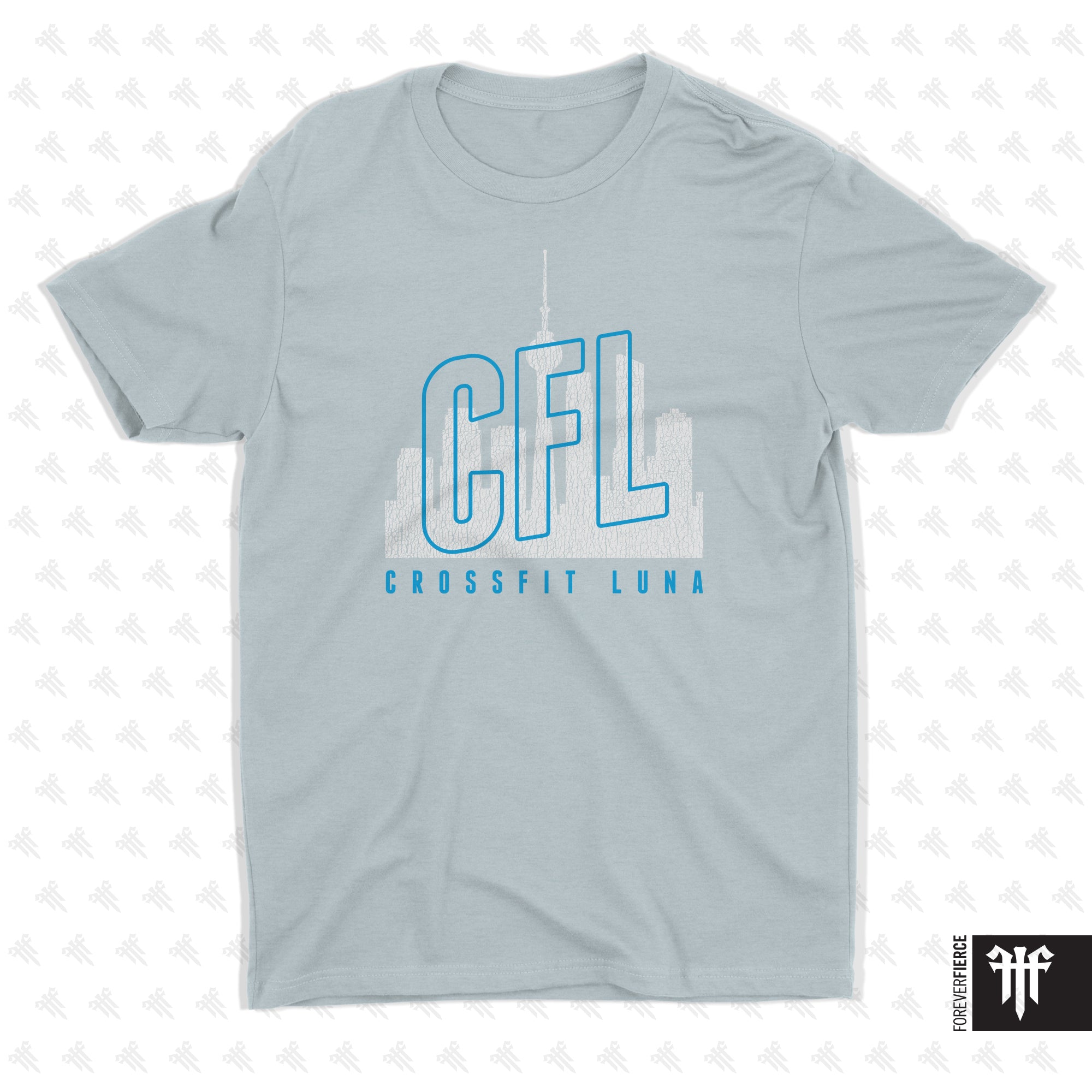 CrossFit Luna June 2026 Ice Blue Tee
