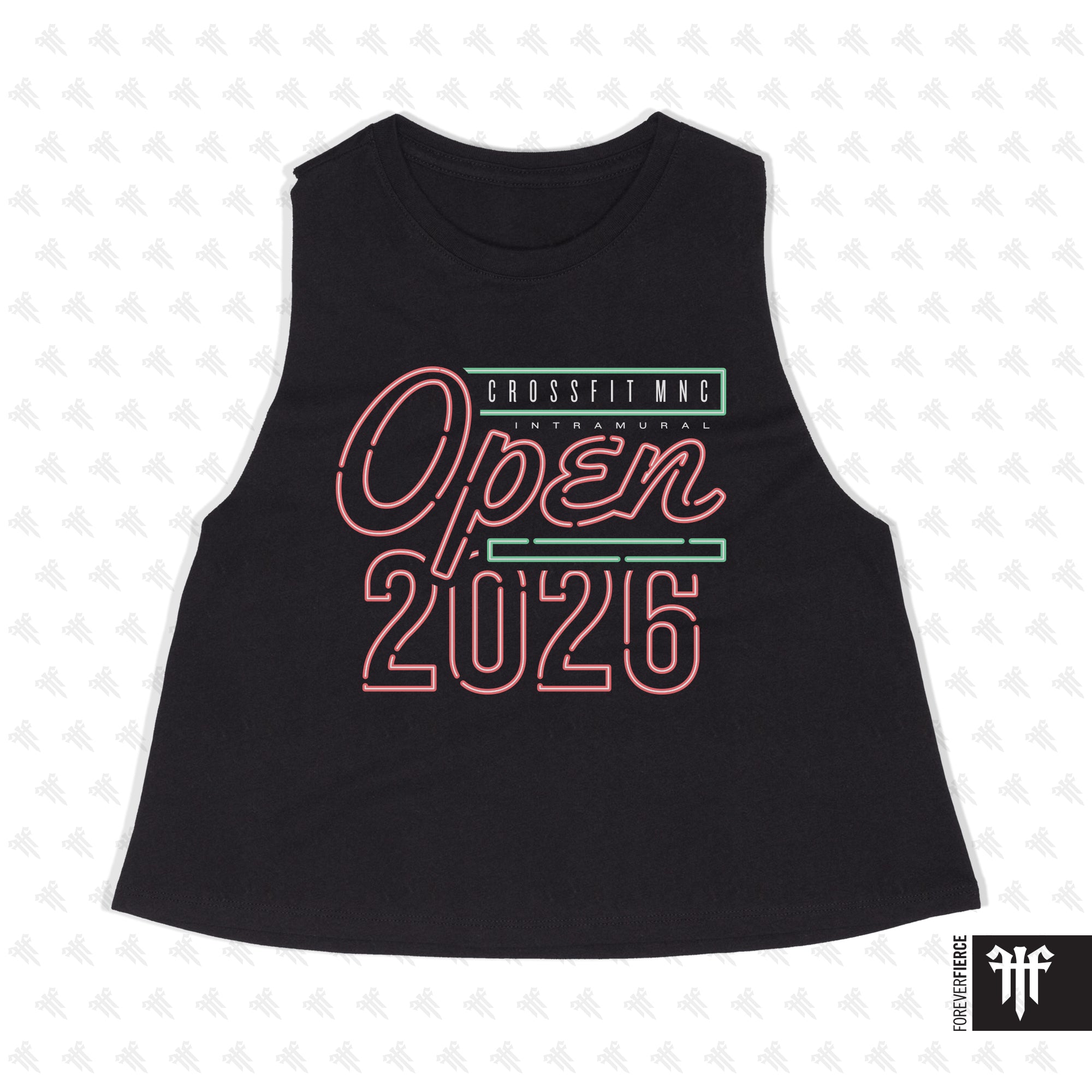 CrossFit MNC January 2026 Womens Crop Tank