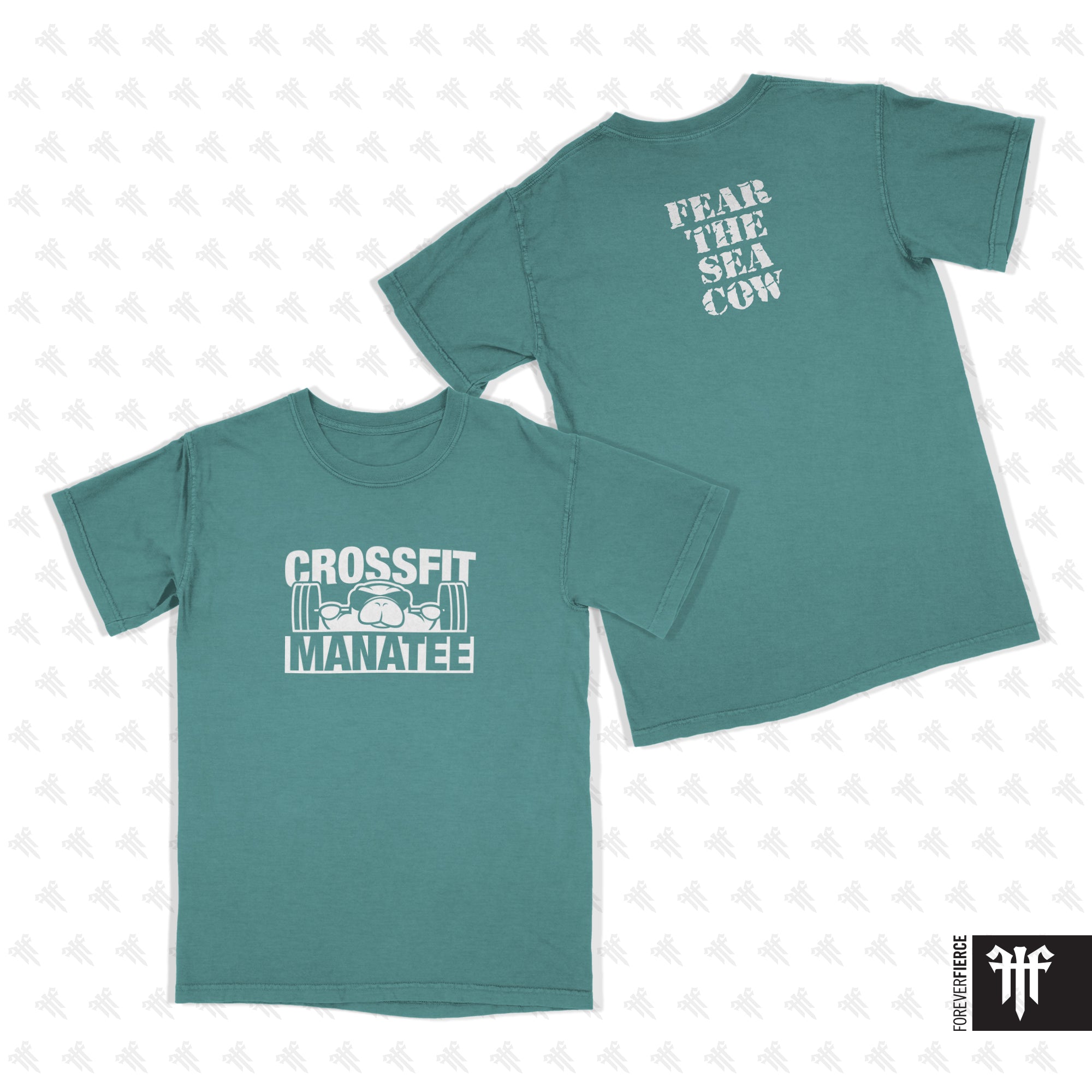 CrossFit Manatee April 2026 White Ink Comfort Colors Tee