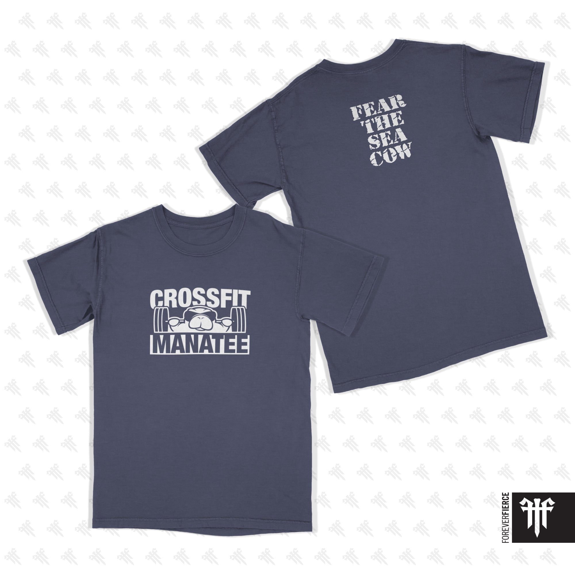 CrossFit Manatee April 2026 White Ink Comfort Colors Tee