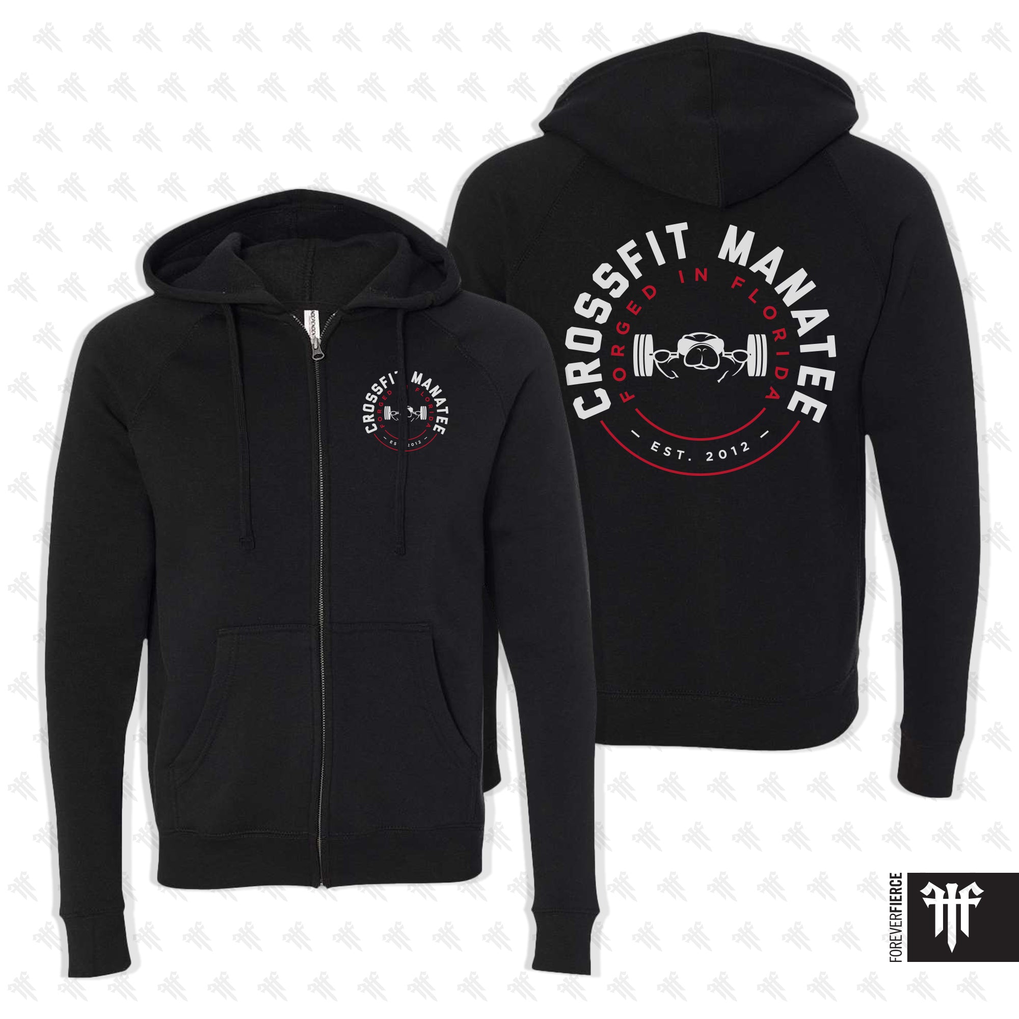 CrossFit Manatee October 2025 Full-Zip Hoodie