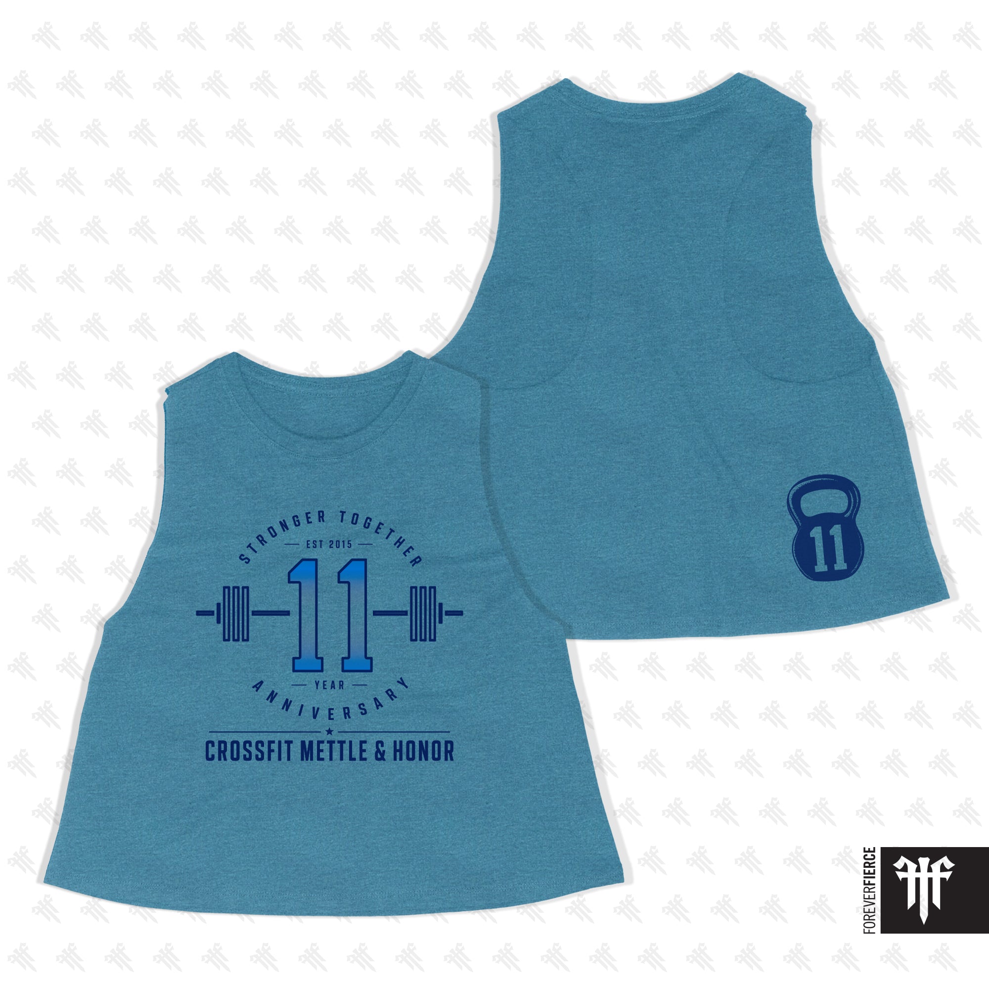 CrossFit Mettle and Honor June 2026 Womens Crop Tank