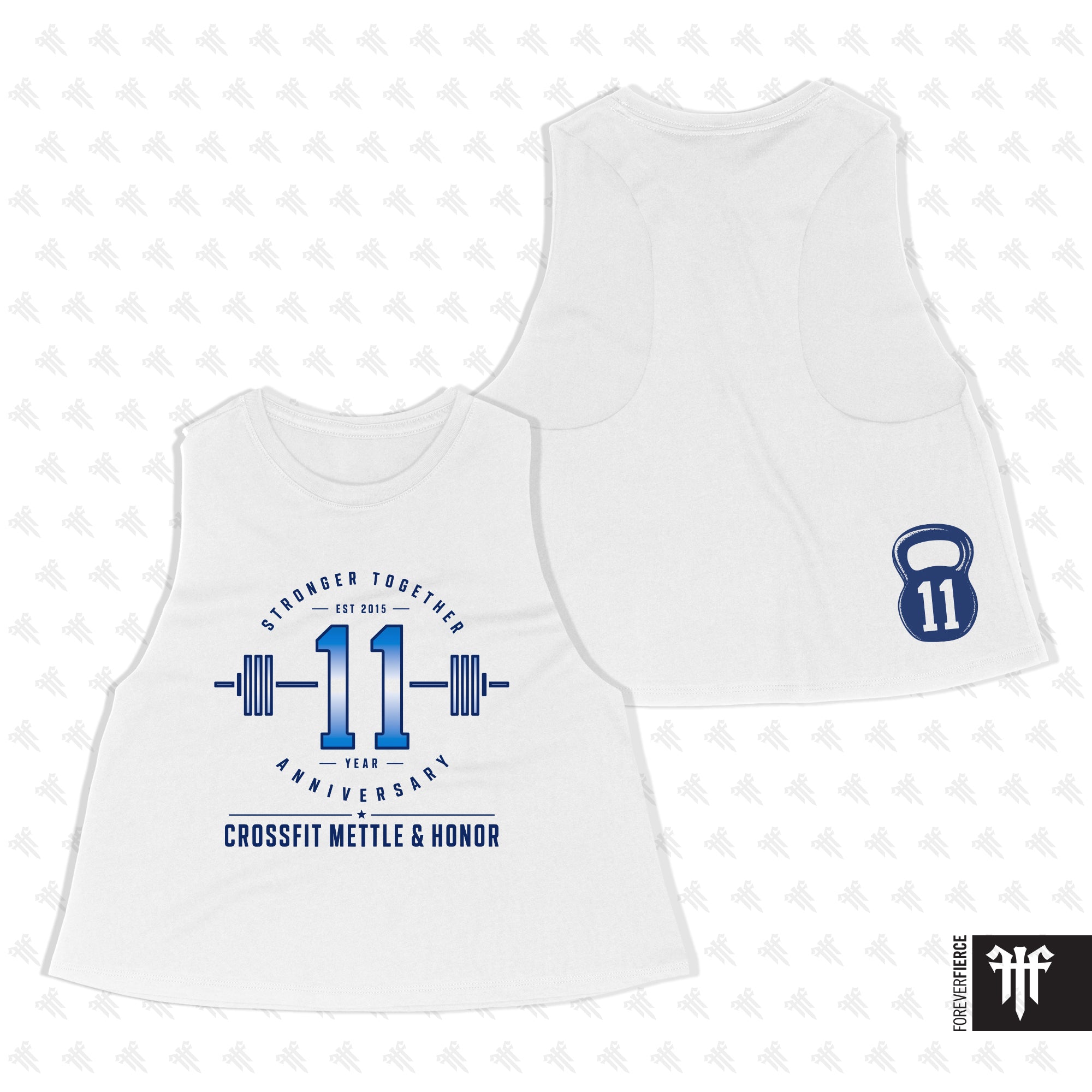 CrossFit Mettle and Honor June 2026 Womens Crop Tank