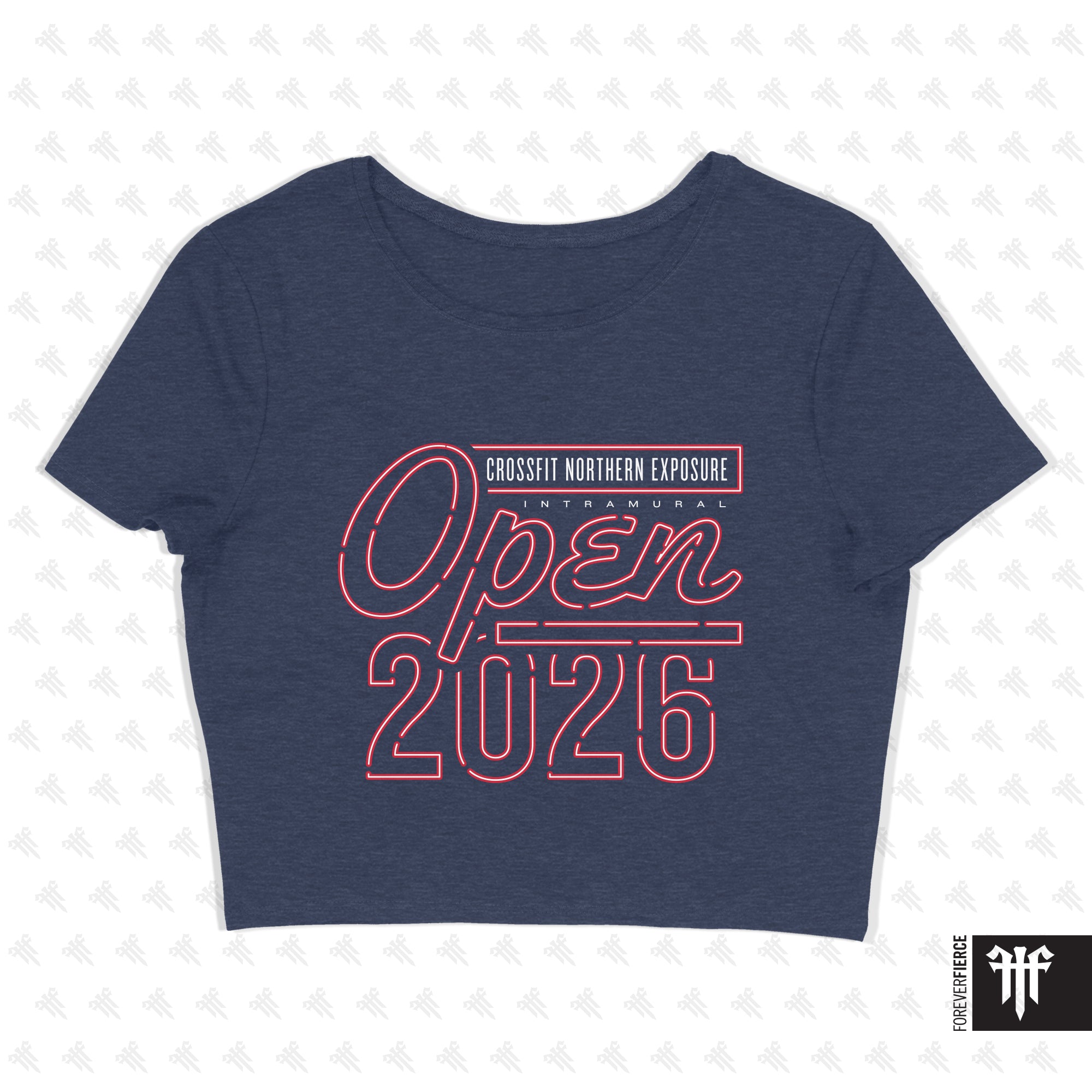 CrossFit Northern Exposure January 2026 Womens Crop Tee