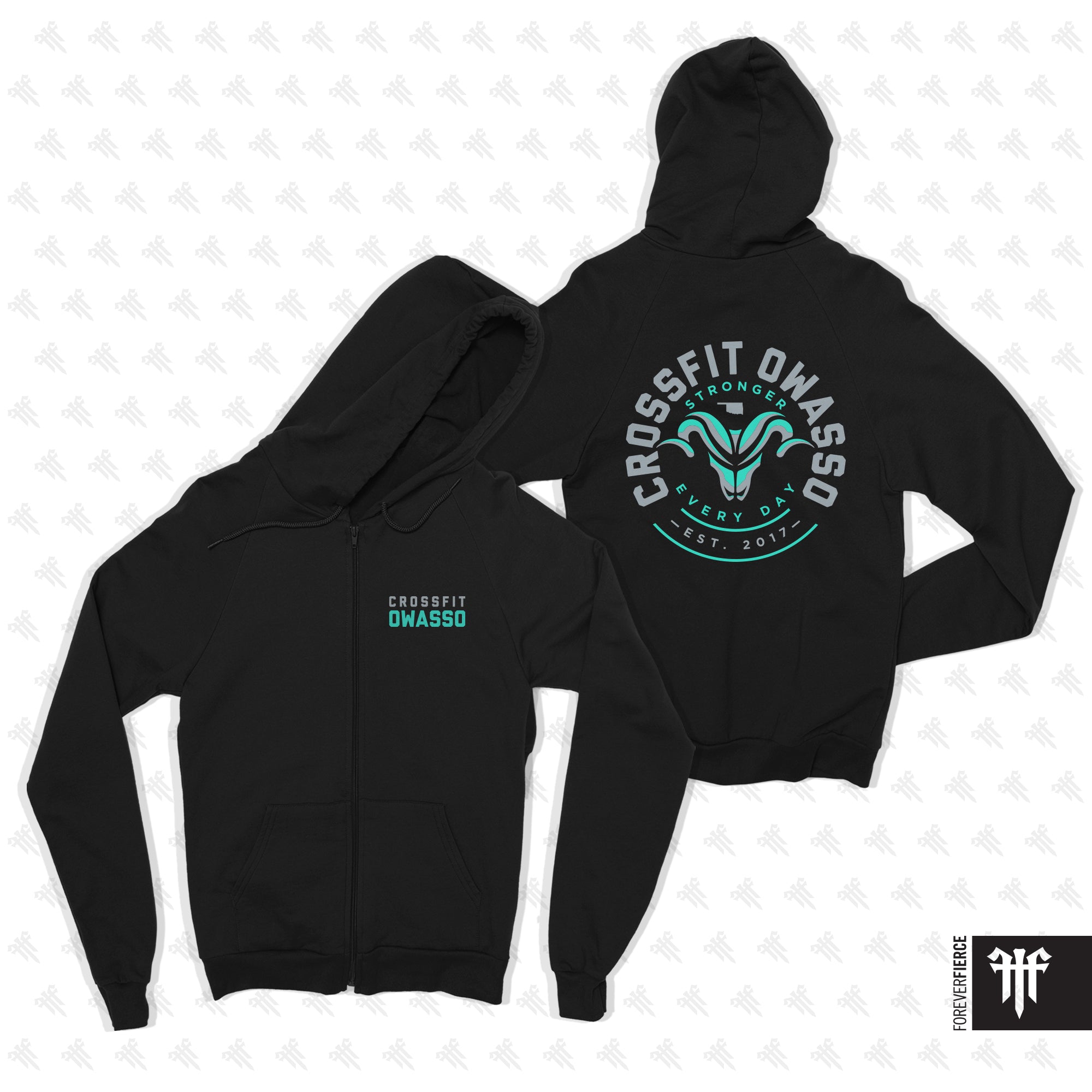 CrossFit Owasso October 2025 Full-Zip Hoodie