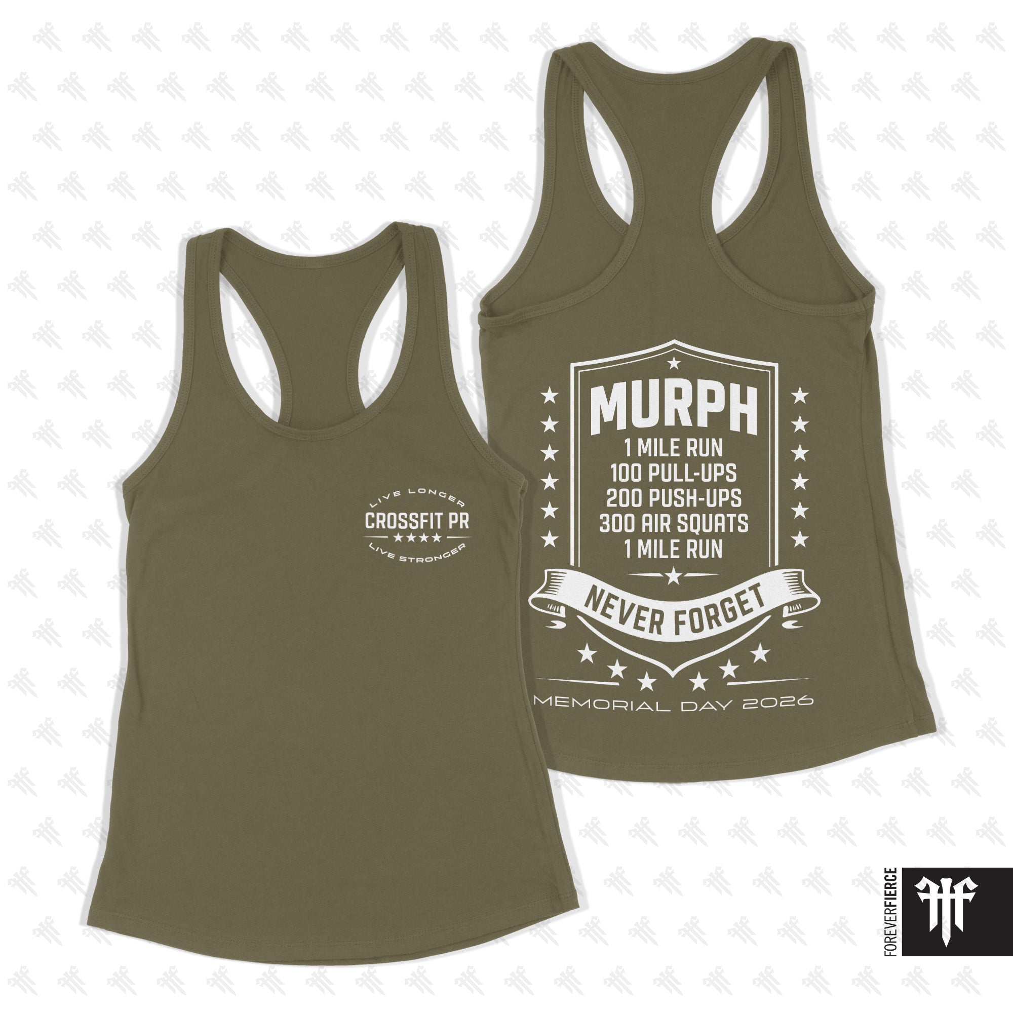 CrossFit PR April 2026 Womens Racerback