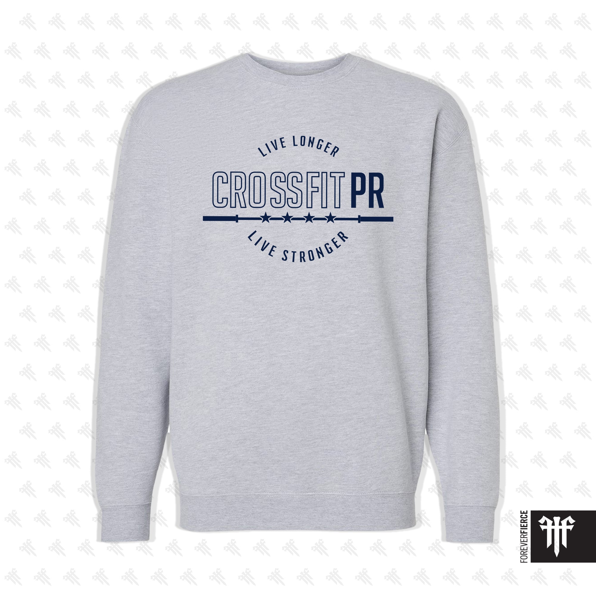 CrossFit PR January 2026 Live Longer and Stronger Crewneck