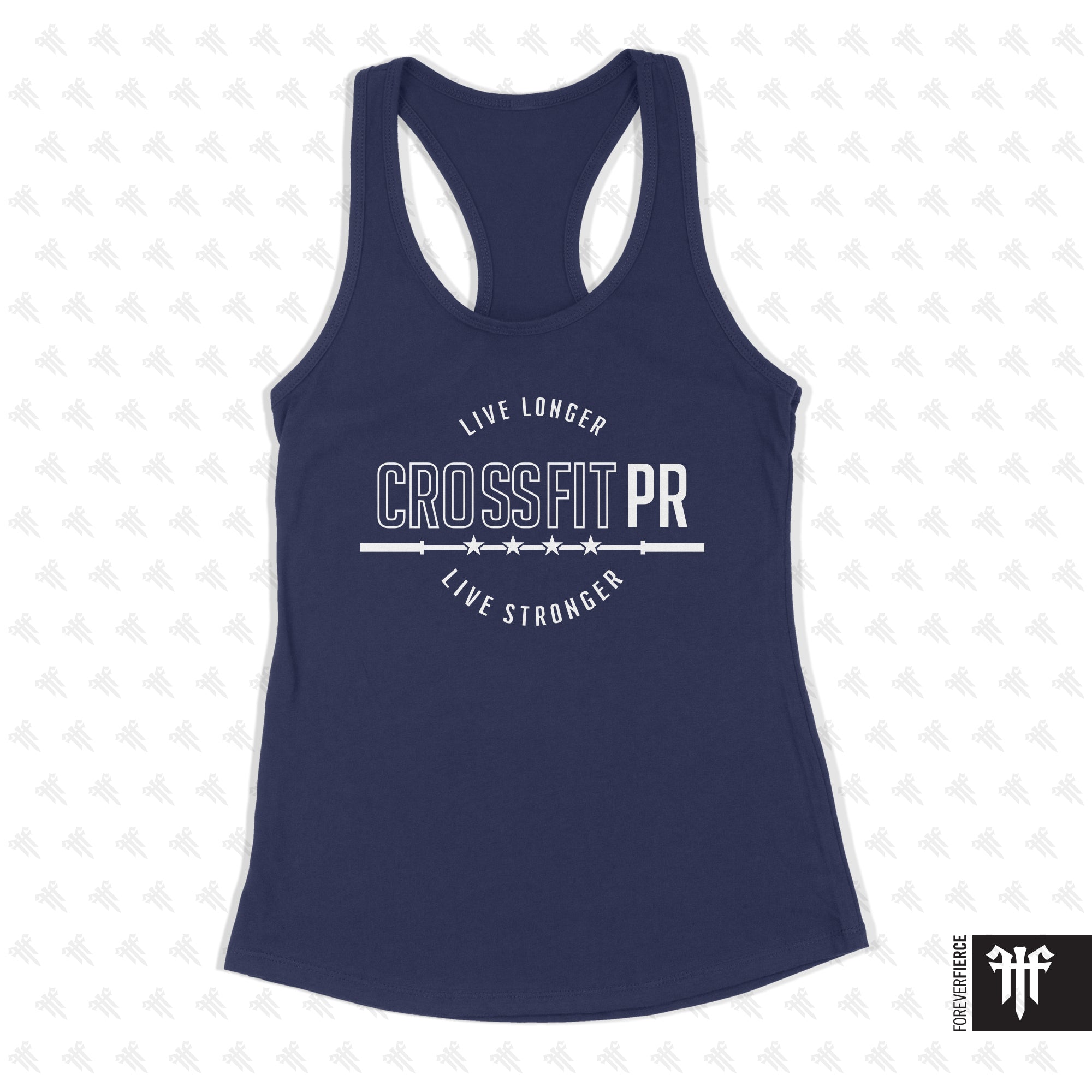 CrossFit PR January 2026 Live Longer and Stronger Womens Racerback