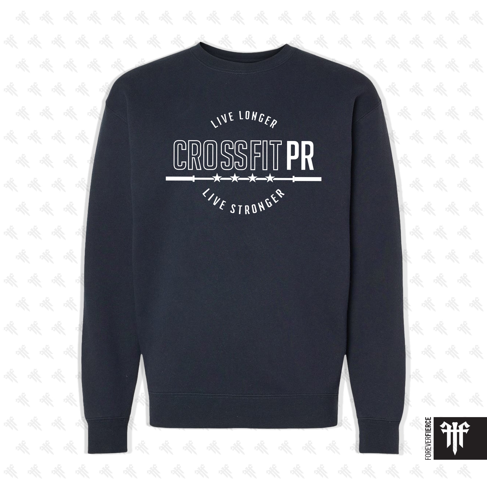 CrossFit PR January 2026 Live Longer and Stronger Crewneck