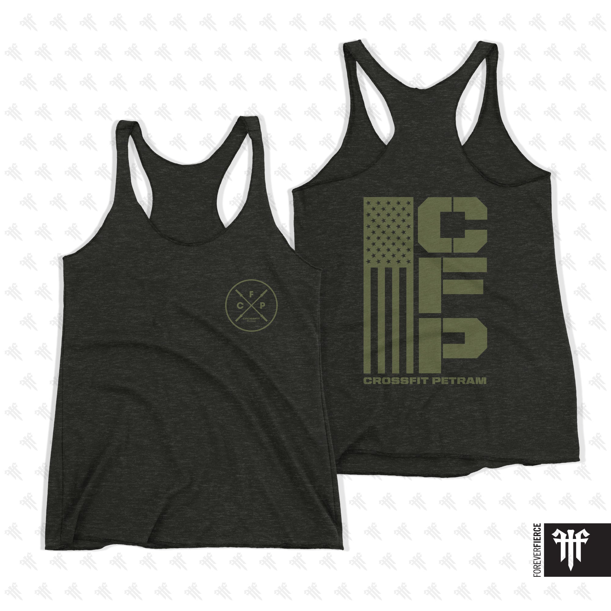 CrossFit Petram April 2026 Womens Racerback
