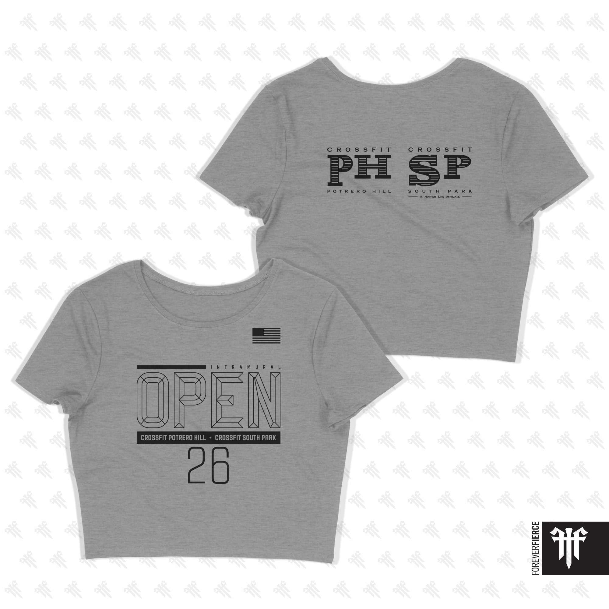 CrossFit Potrero Hill January 2026 Womens Crop Tee