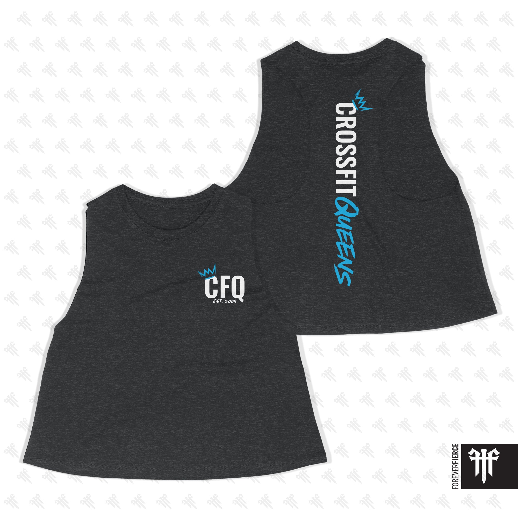 CrossFit Queens June 2026 Womens Crop Tank